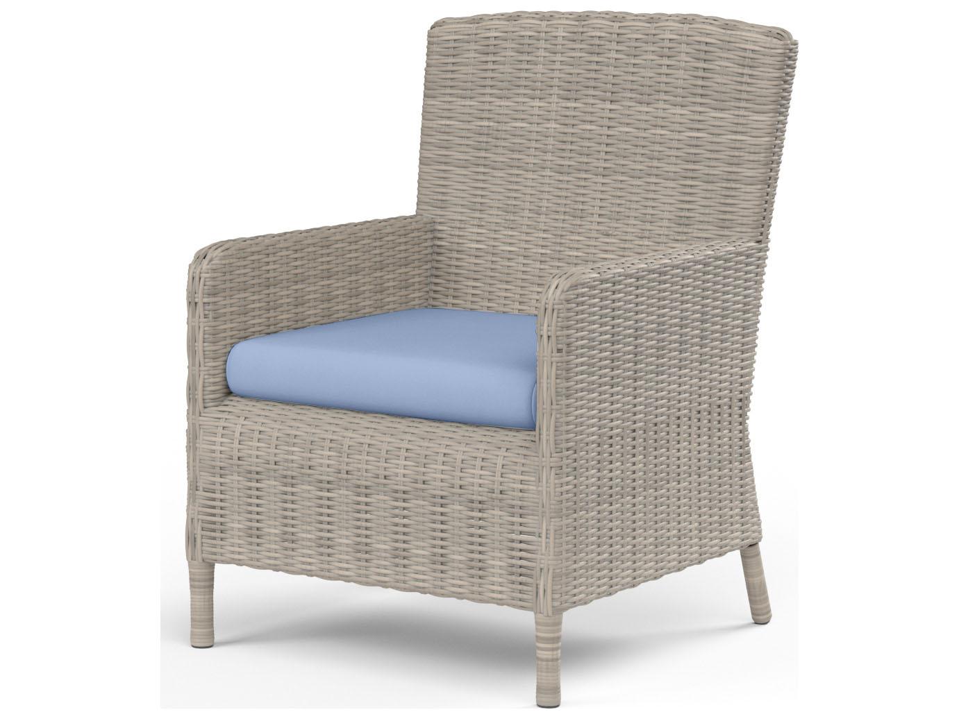Sunset West Manhattan Wicker Outdoor Dining Chair