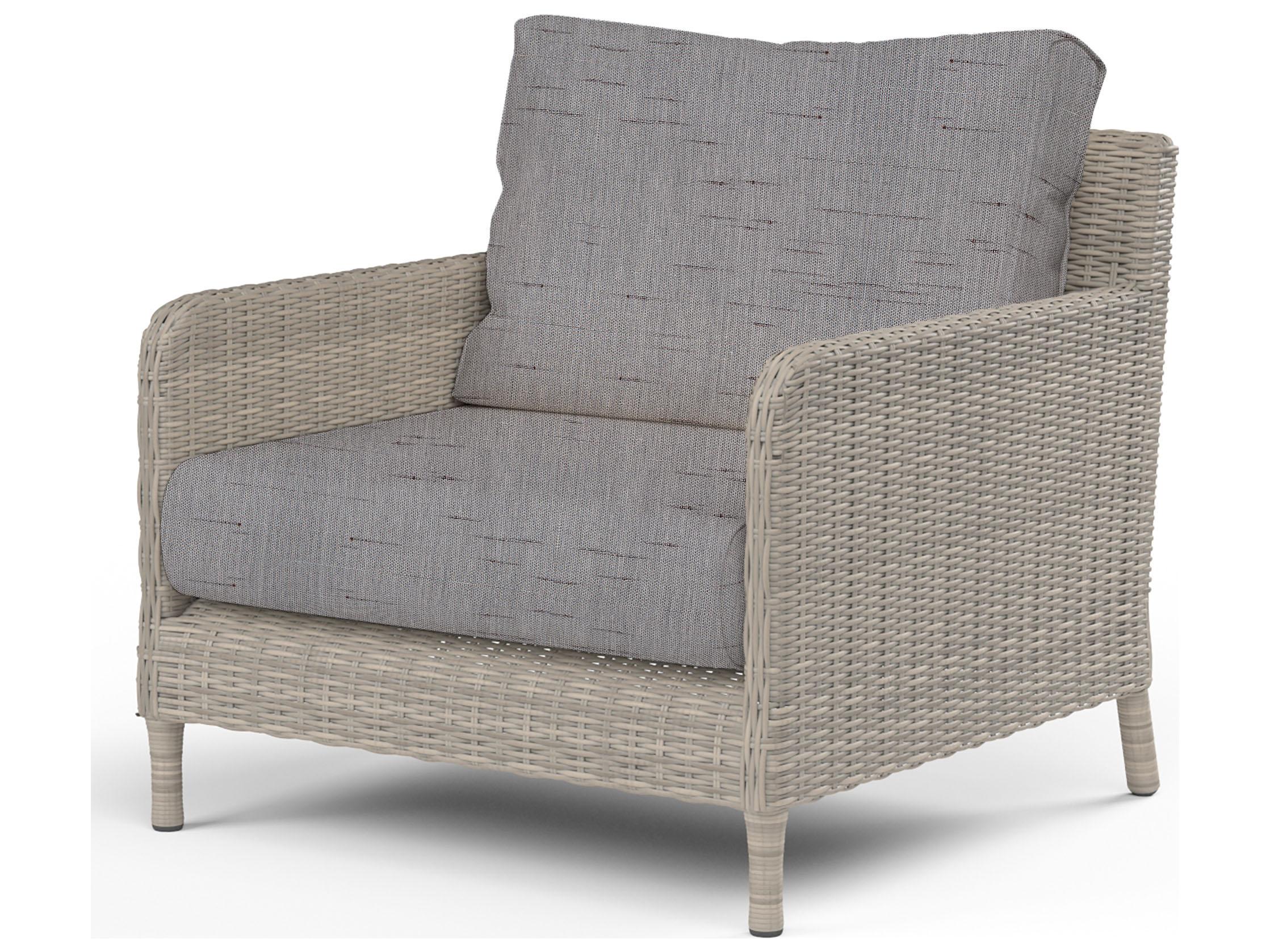 Sunset West Manhattan Wicker Outdoor Patio Club Chair