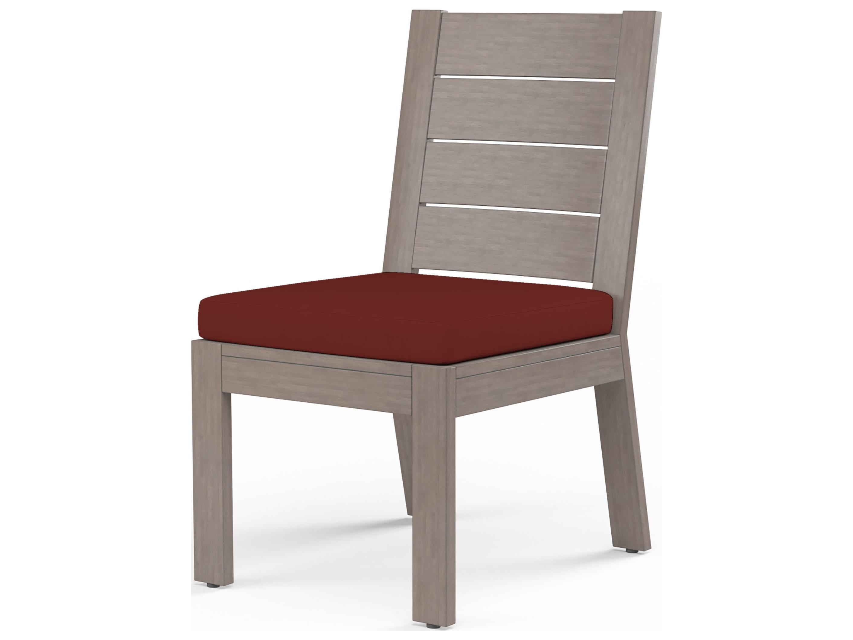 Sunset West Laguna Armless Aluminum Patio Dining Chair