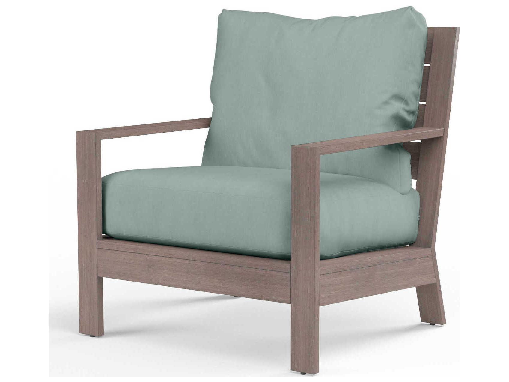 Sunset West Laguna Driftwood Aluminum Cushion Lounge Chair