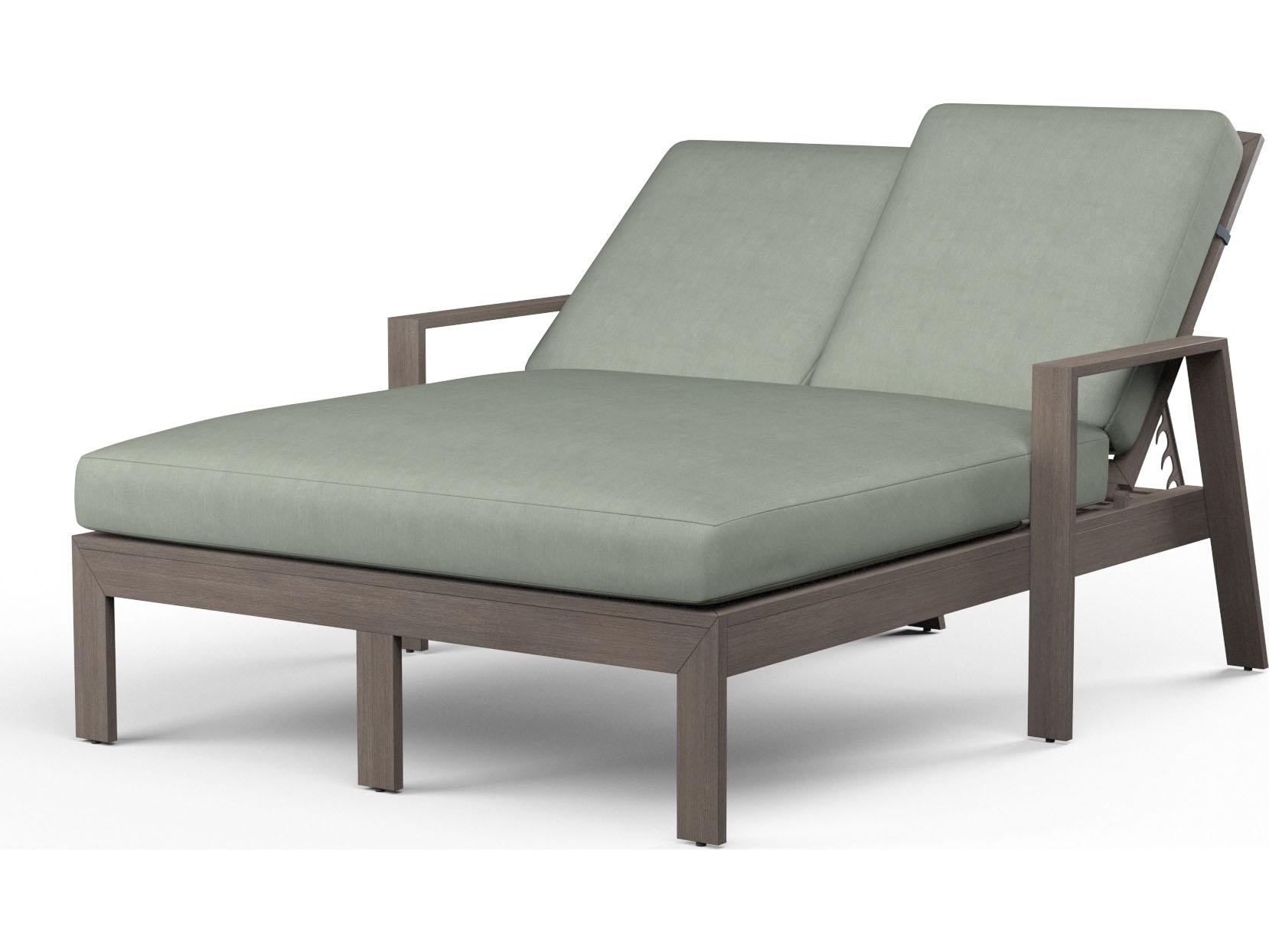 Sunset West Laguna Aluminum Double Patio Chaise Lounge