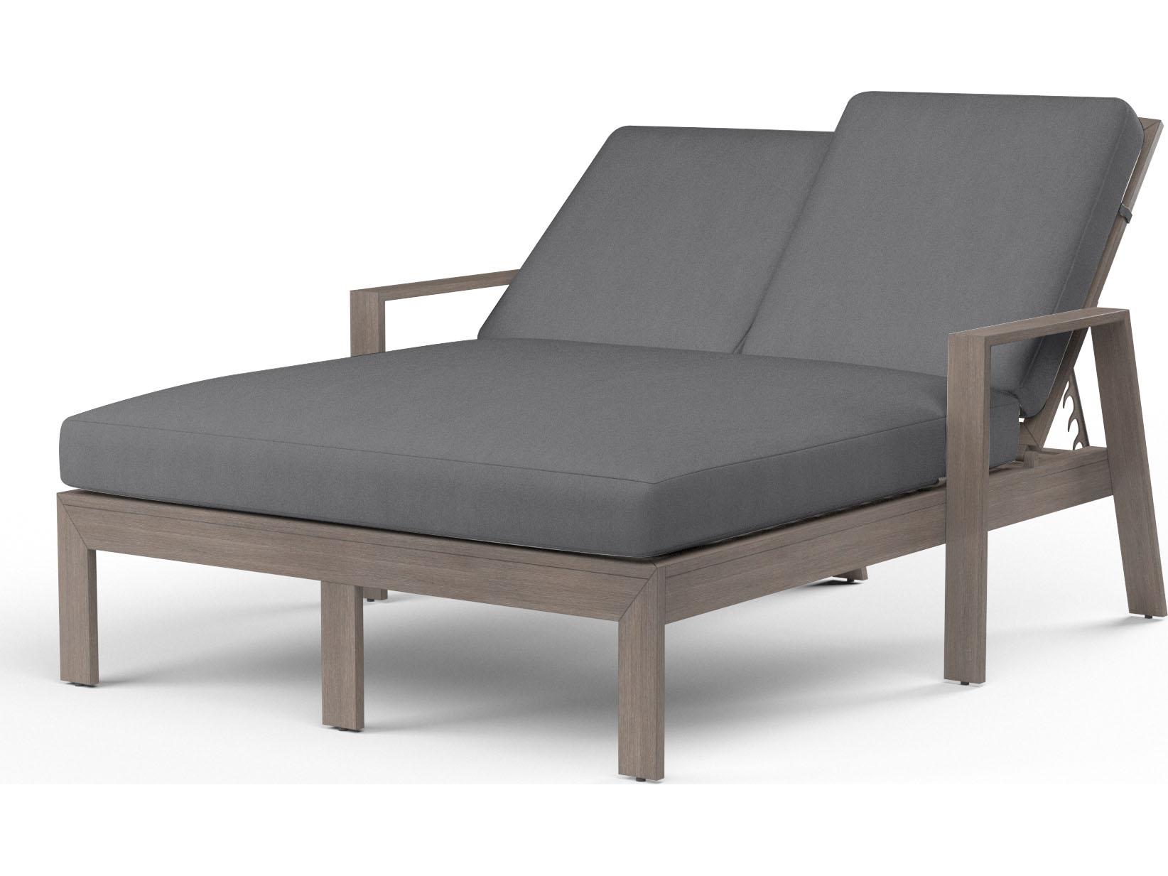 Sunset West Laguna Aluminum Double Patio Chaise Lounge