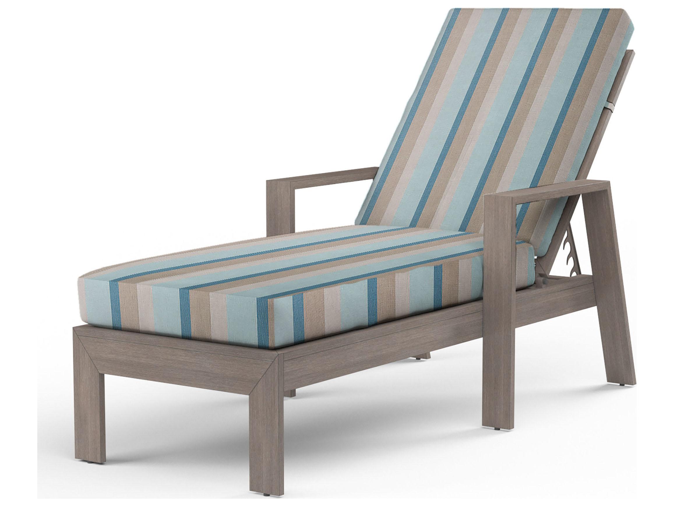 Sunset West Laguna Aluminum Adjustable Outdoor Patio Chaise