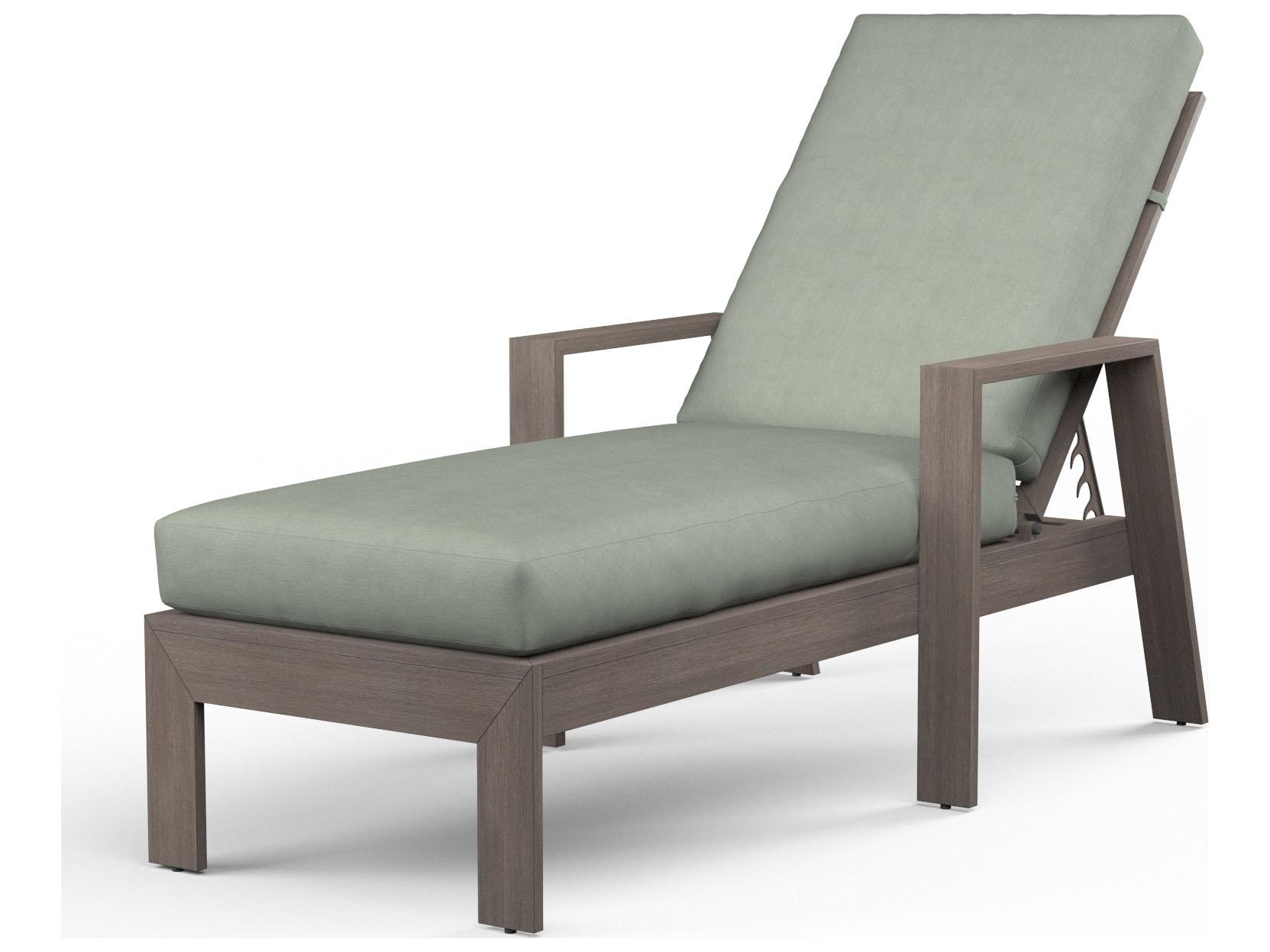 Sunset West Laguna Aluminum Adjustable Outdoor Patio Chaise