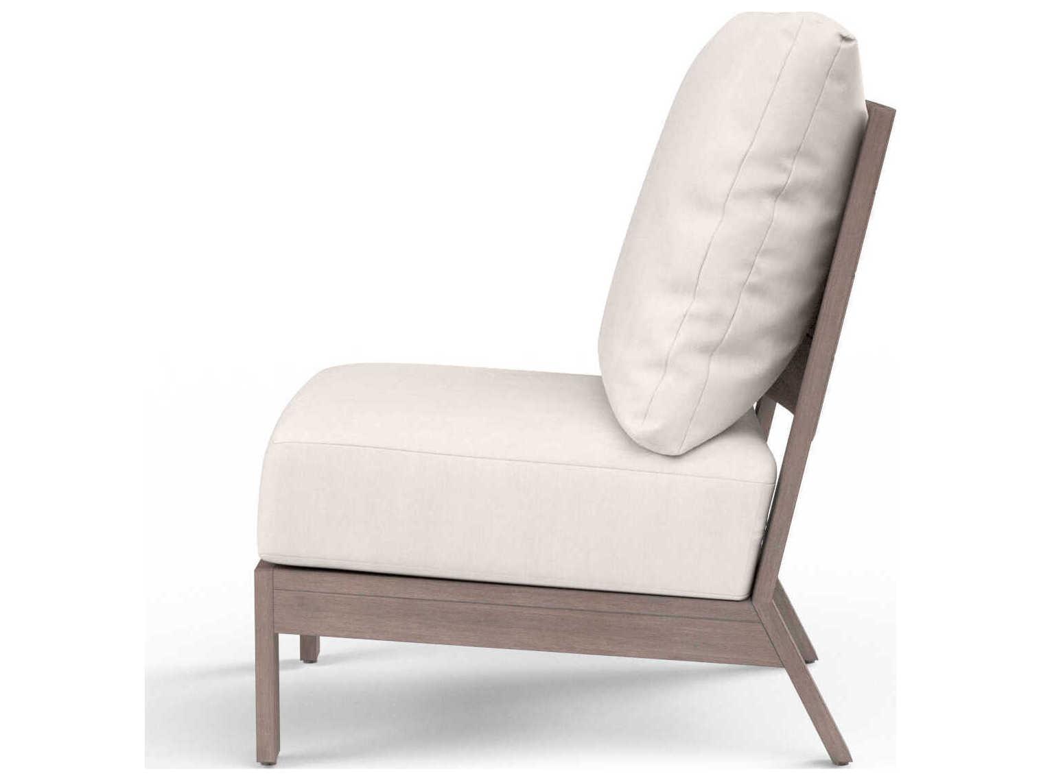 Sunset West Laguna Driftwood Aluminum Cushion Lounge Chair