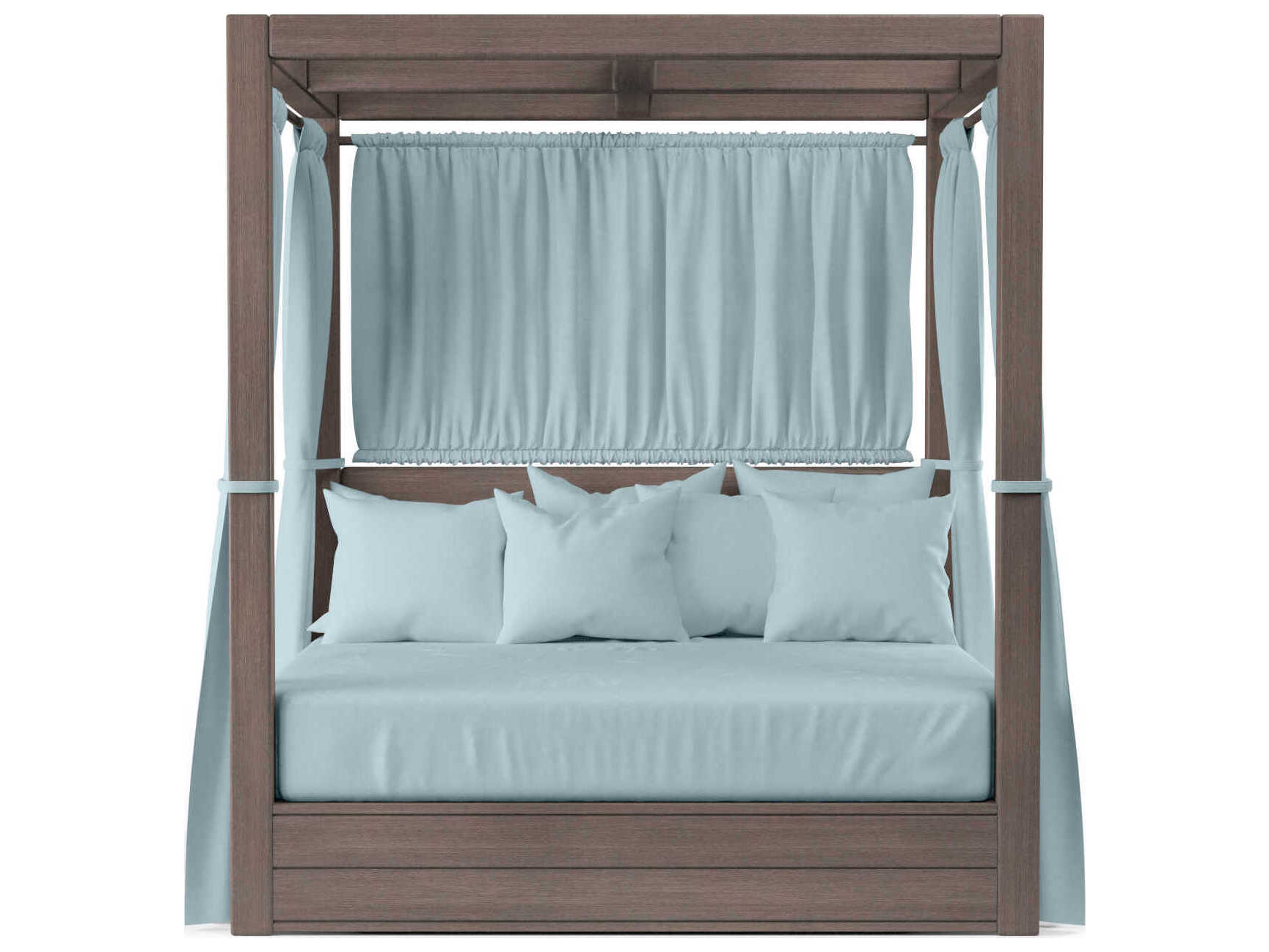 Sunset West Laguna Driftwood Aluminum Cushion Lounge Bed