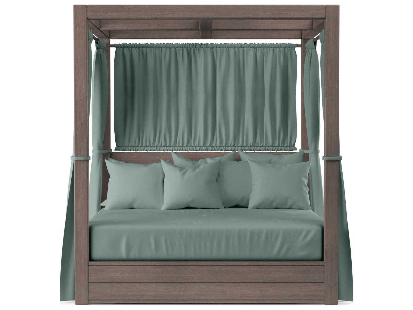 Sunset West Laguna Driftwood Aluminum Cushion Lounge Bed