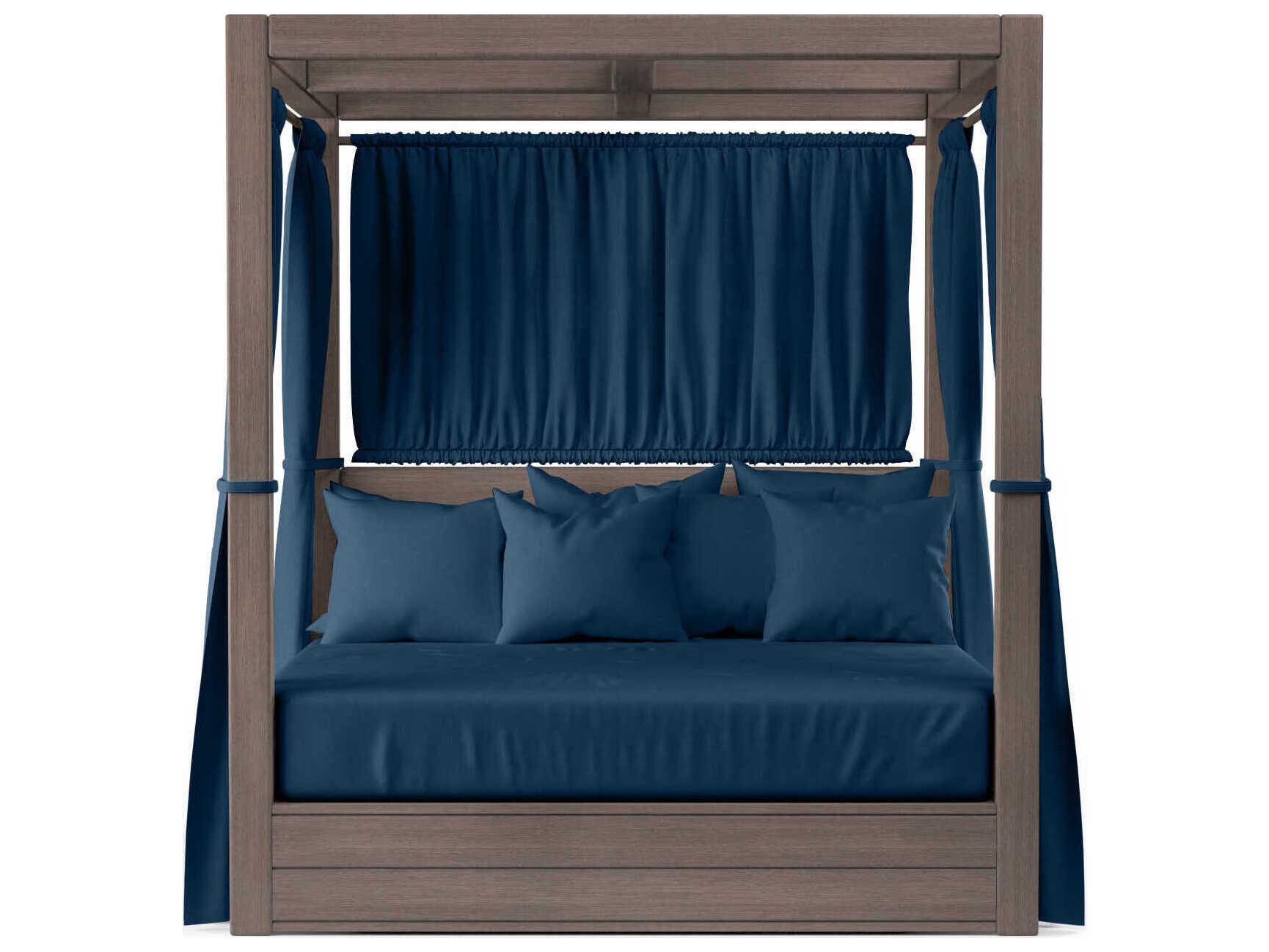 Sunset West Laguna Driftwood Aluminum Cushion Lounge Bed