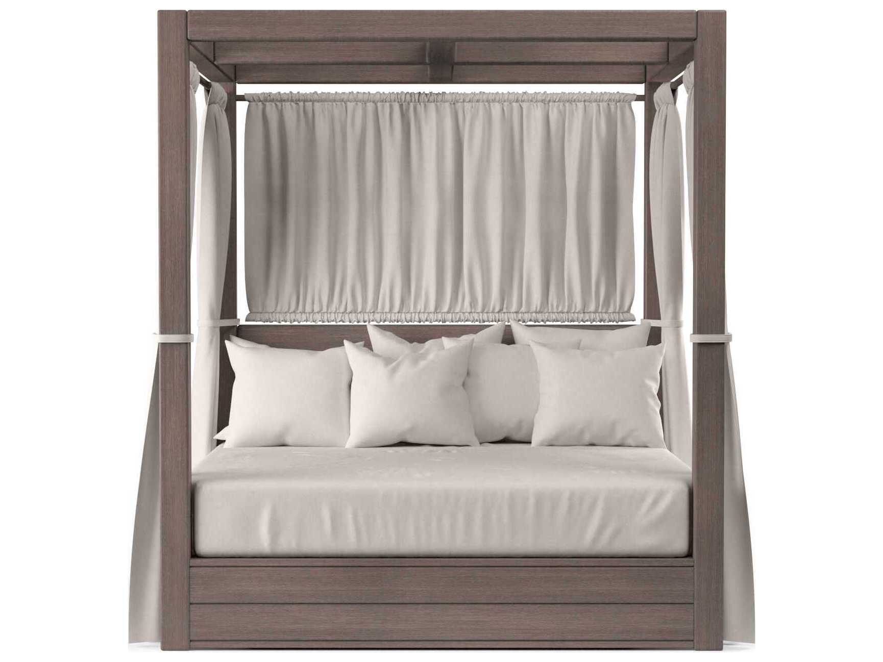 Sunset West Laguna Driftwood Aluminum Cushion Lounge Bed