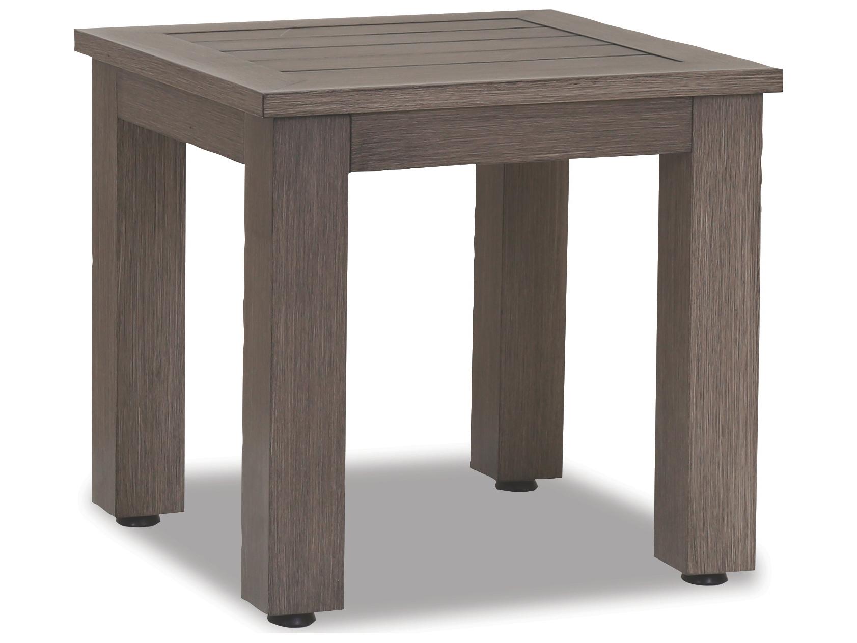 Sunset West Laguna Aluminum Square Patio End Table