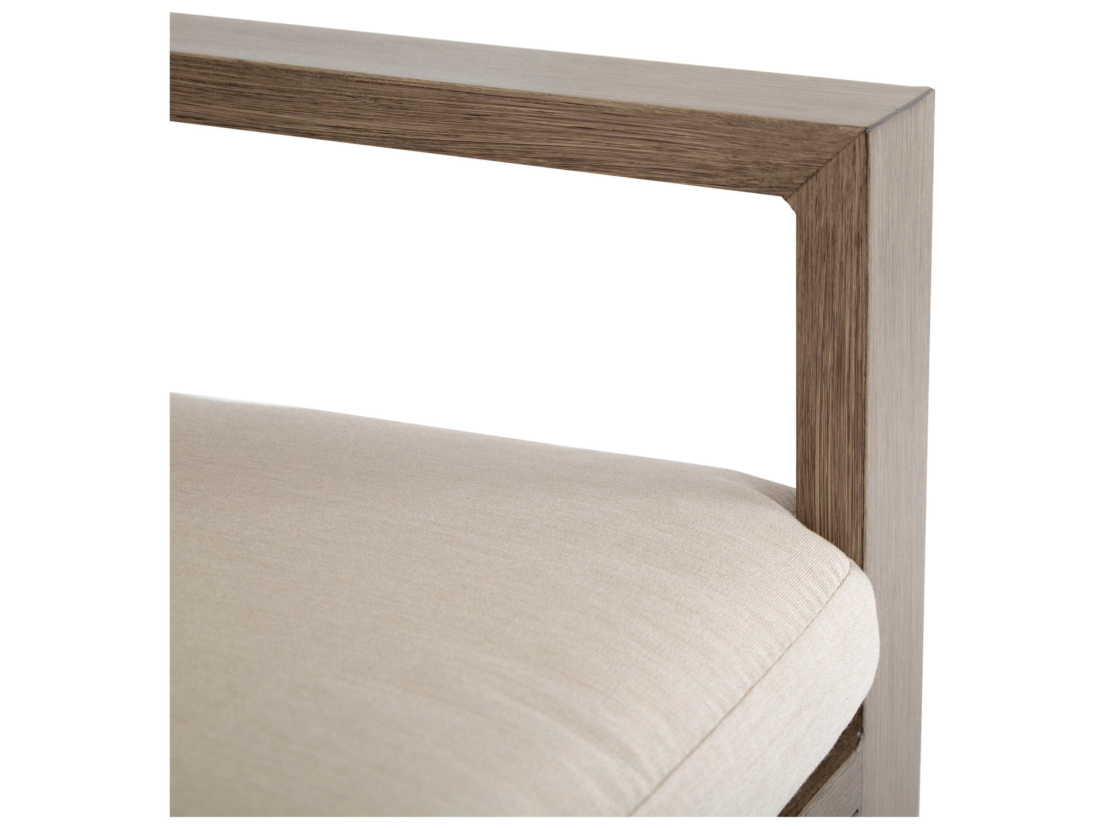 Sunset West Laguna Driftwood Aluminum Cushion Sofa