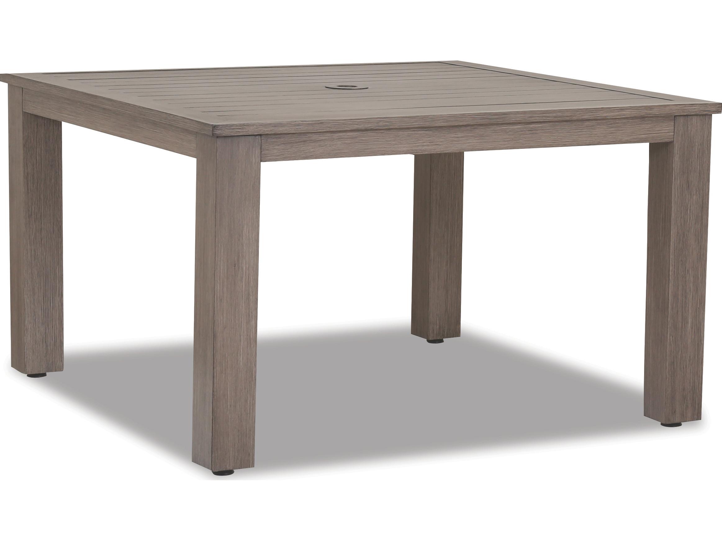 Sunset West Laguna Aluminum Square Table