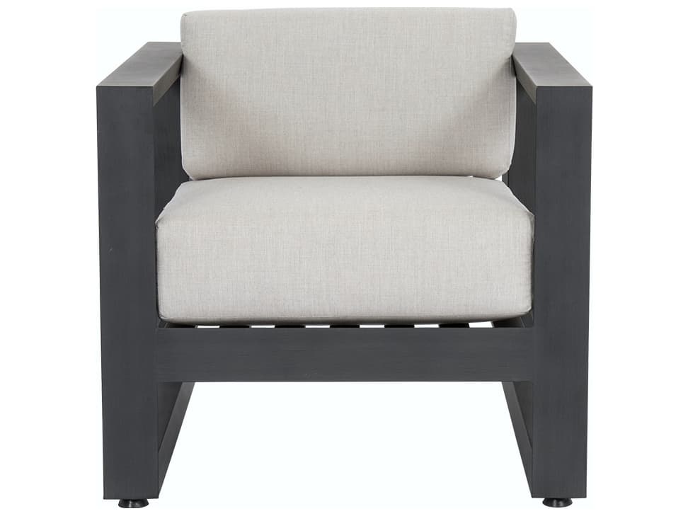 Sunset West Redondo Aluminum Patio Lounge Chair in Cast Silver