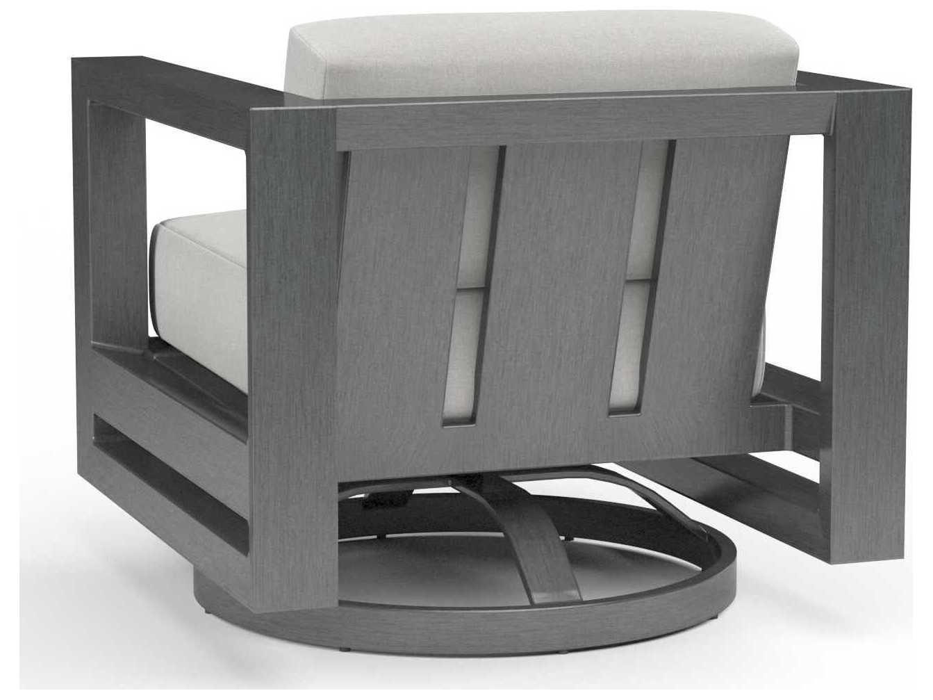 Sunset West Redondo Grays Aluminum Cushion Lounge Chair