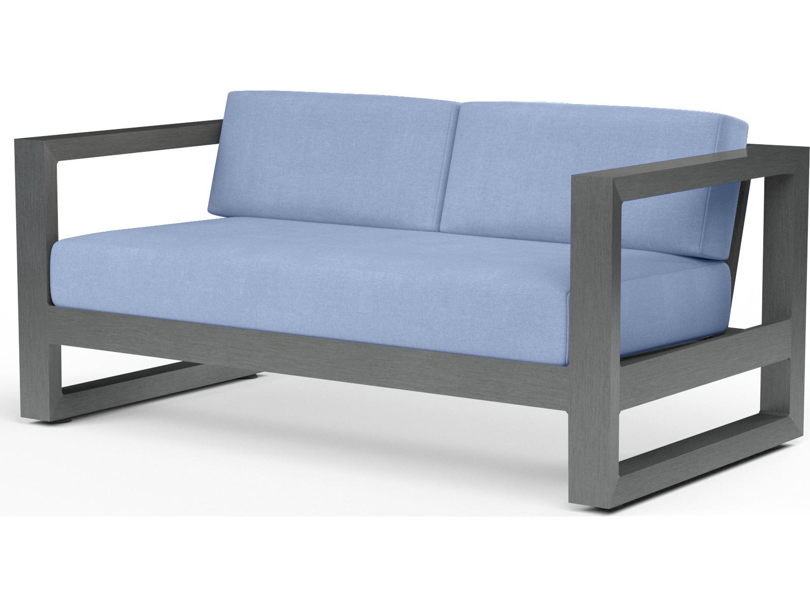 Sunset West Redondo Aluminum Outdoor Loveseat