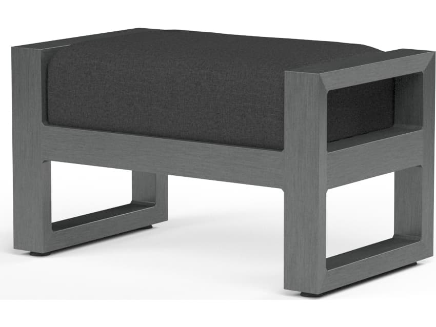 Sunset West Redondo Aluminum Patio Ottoman