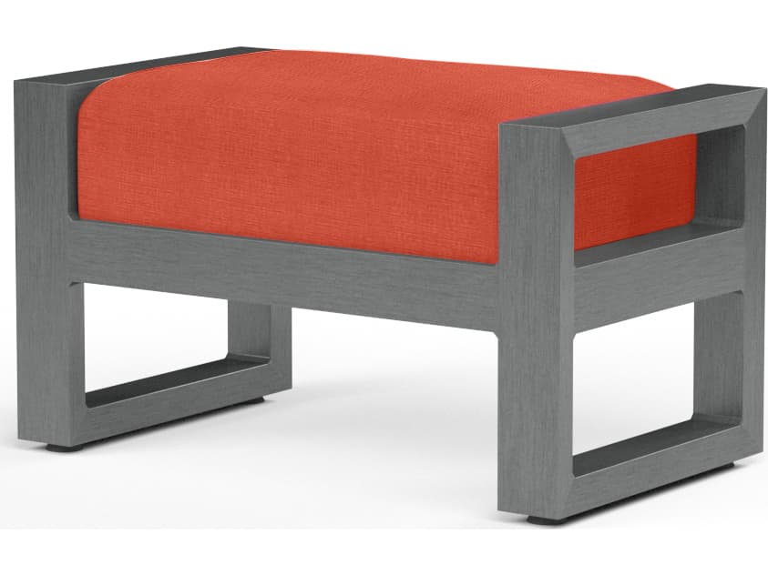Sunset West Redondo Aluminum Patio Ottoman