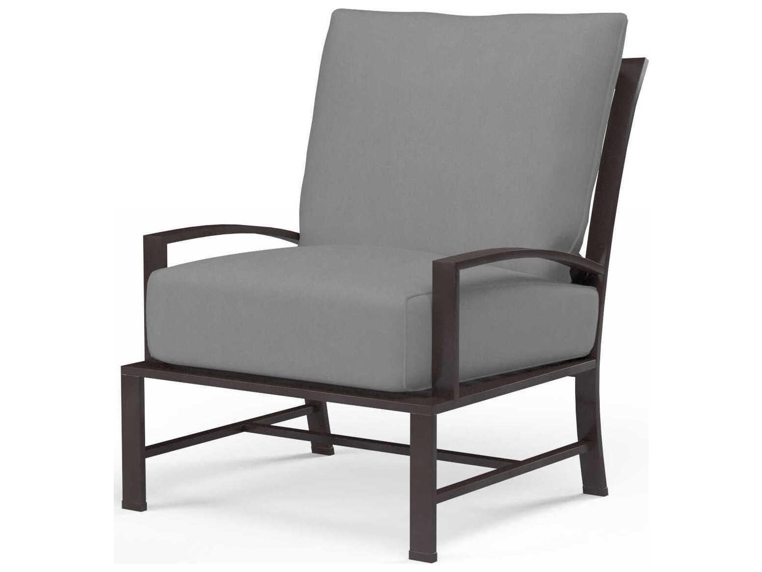 Sunset West La Jolla Espresso Aluminum Cushion Lounge Chair