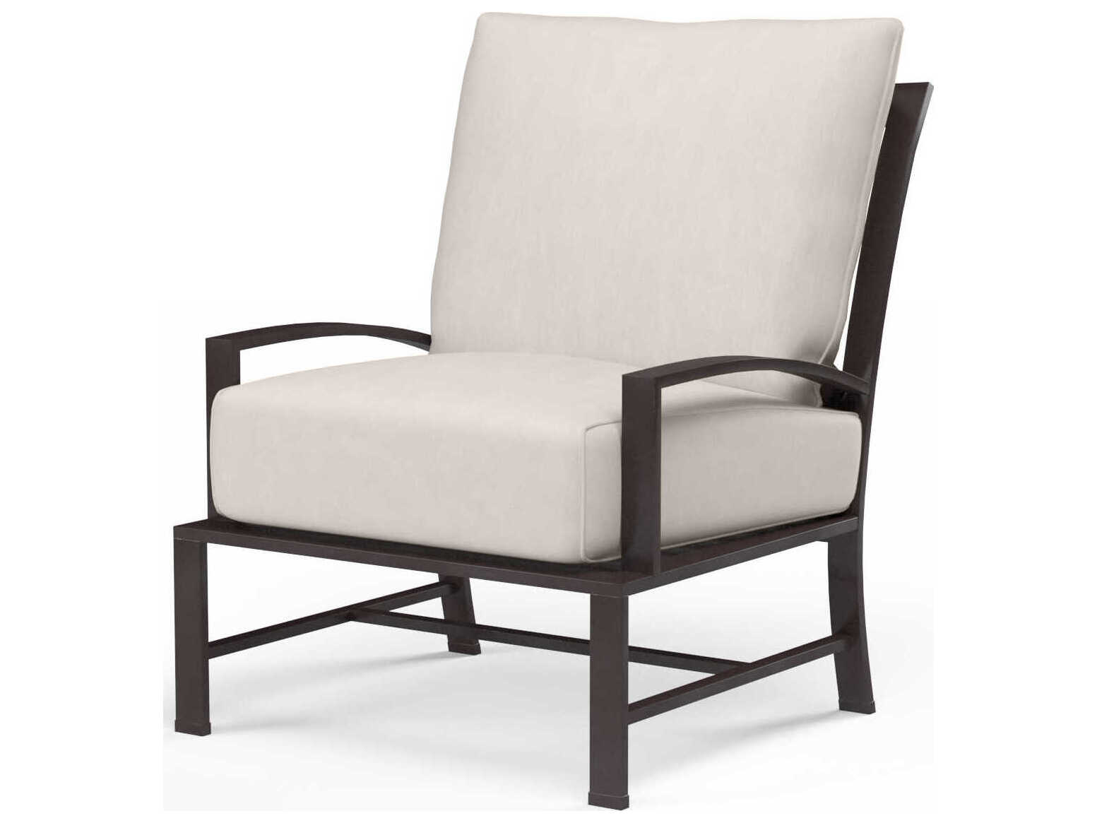 Sunset West La Jolla Espresso Aluminum Cushion Lounge Chair