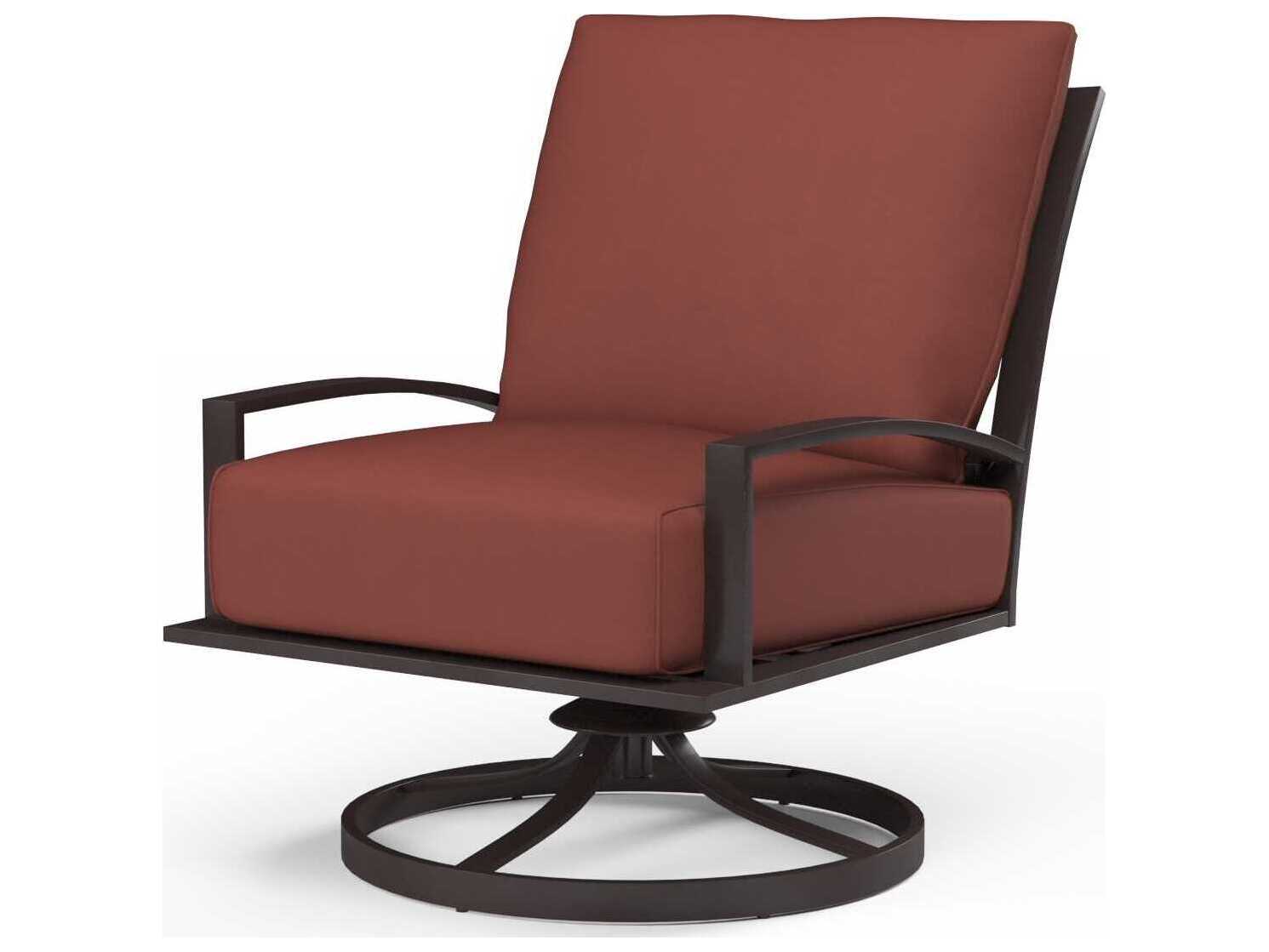 Sunset West La Jolla Espresso Aluminum Cushion Lounge Chair