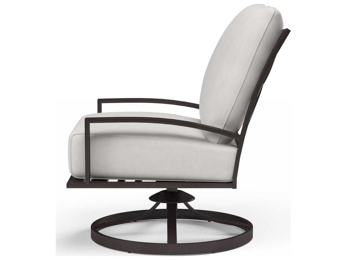 Sunset West La Jolla Espresso Aluminum Cushion Lounge Chair