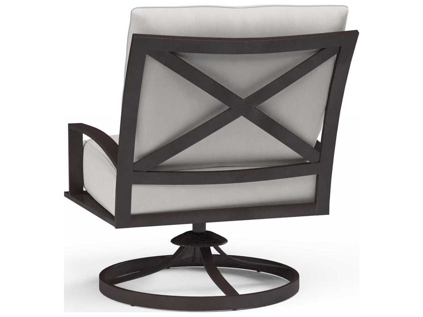 Sunset West La Jolla Espresso Aluminum Cushion Lounge Chair