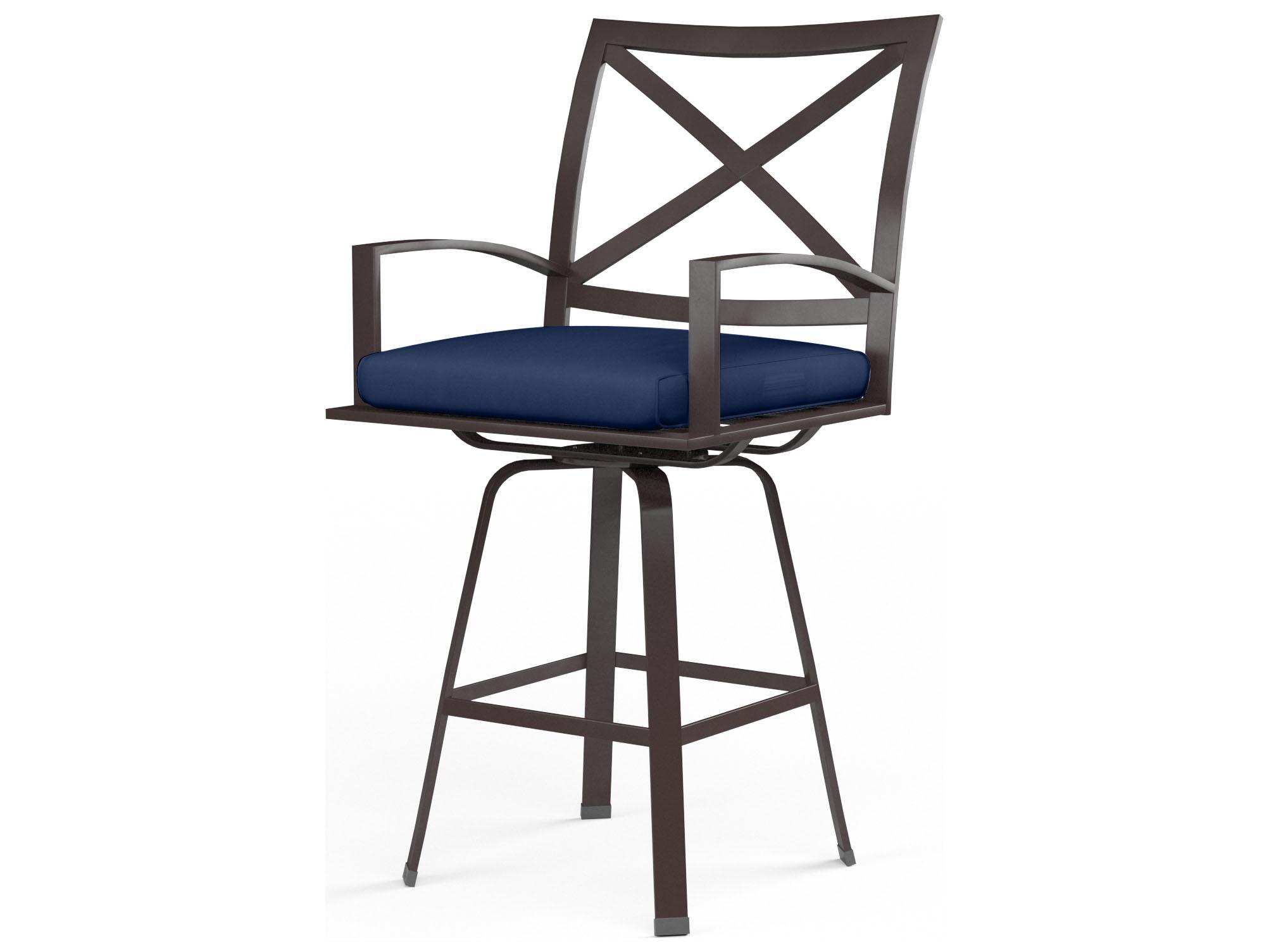 Sunset West La Jolla Aluminum Swivel Outdoor Bar Stool