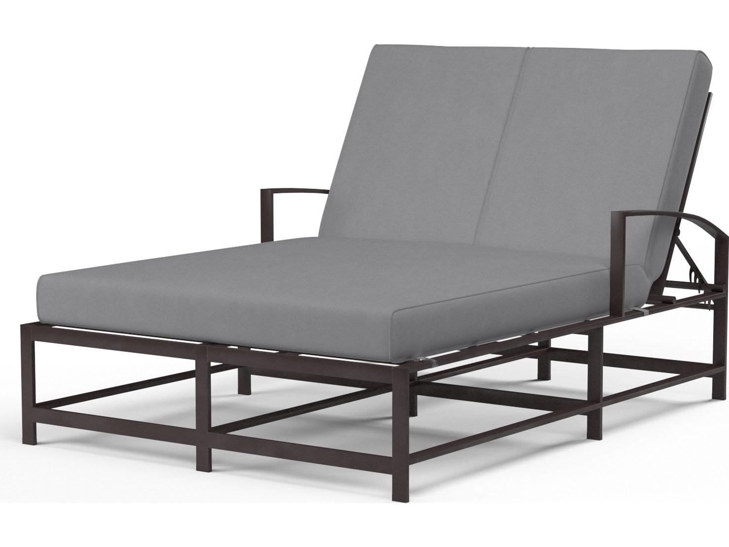 Sunset West La Jolla Aluminum Double Patio Chaise