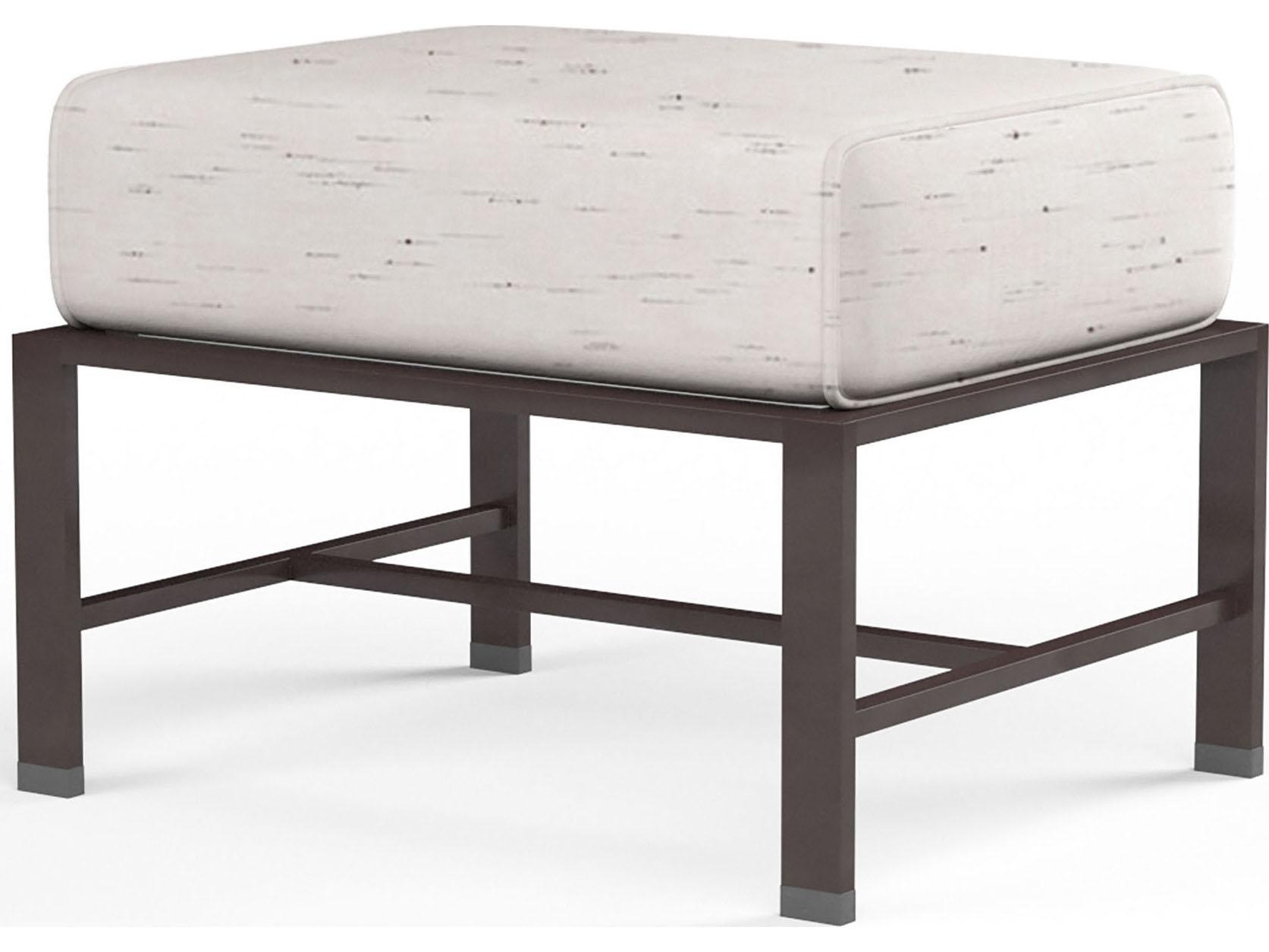 Sunset West La Jolla Aluminum Rectangular Outdoor Patio Ottoman