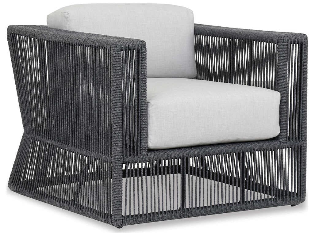 Sunset West Milano Woven Rope Outdoor Patio Lounge Chair
