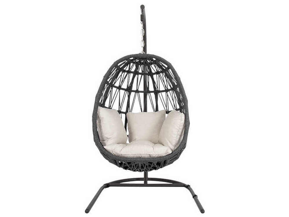 Sunset West Milano Grays Rope Cushion Swing