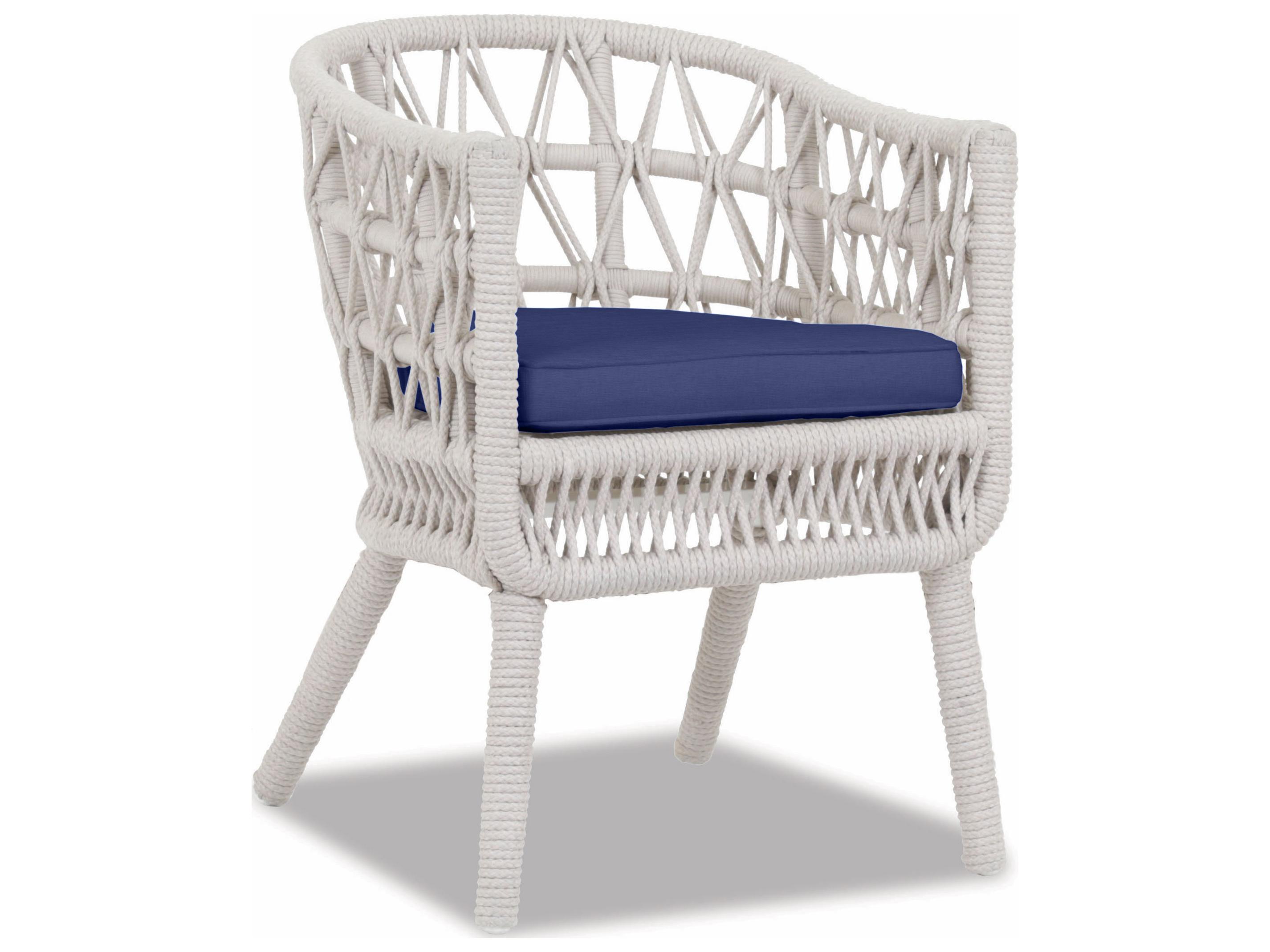 Sunset West Dana Wicker Patio Dining Arm Chair