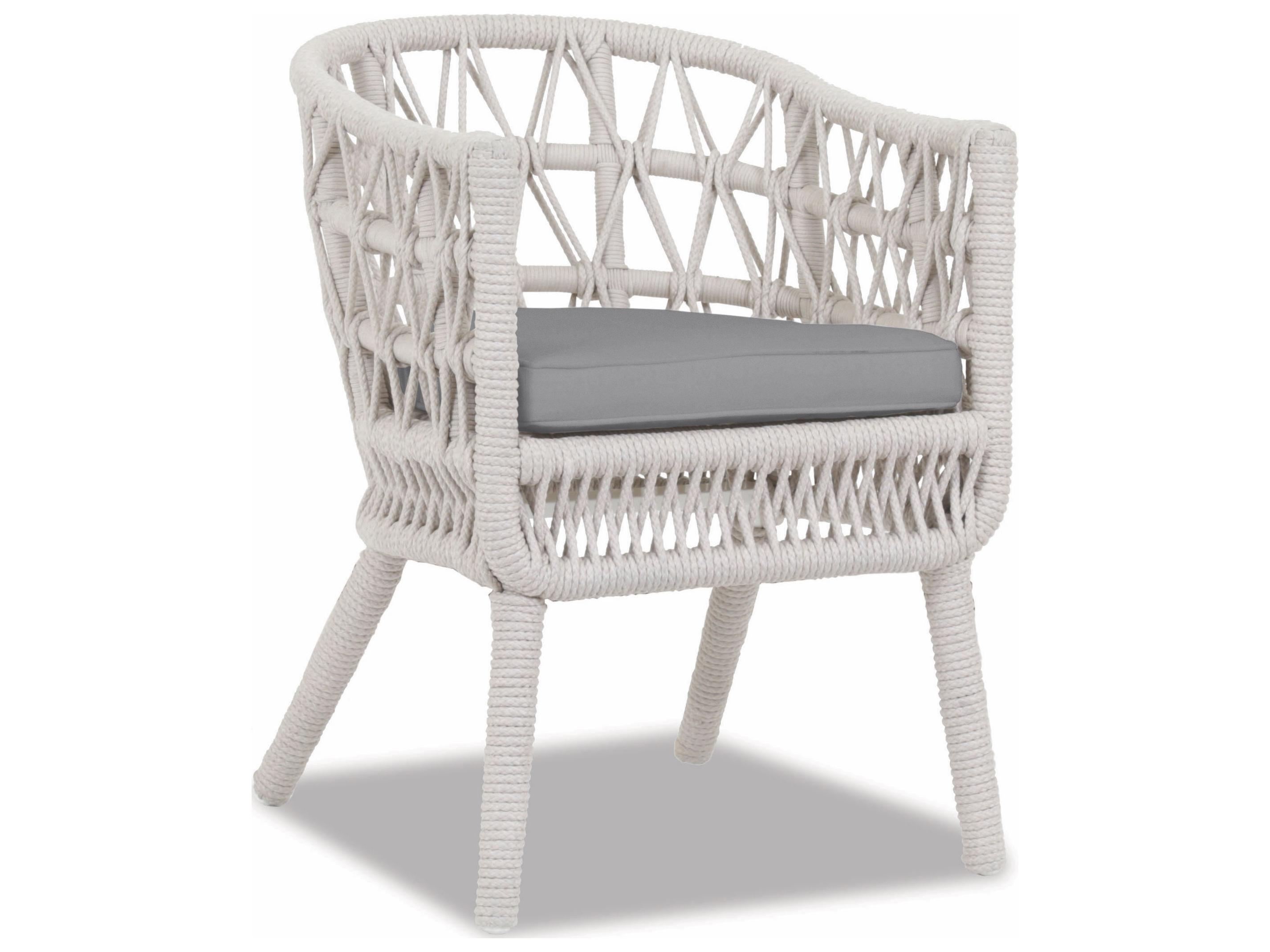 Sunset West Dana Wicker Patio Dining Arm Chair