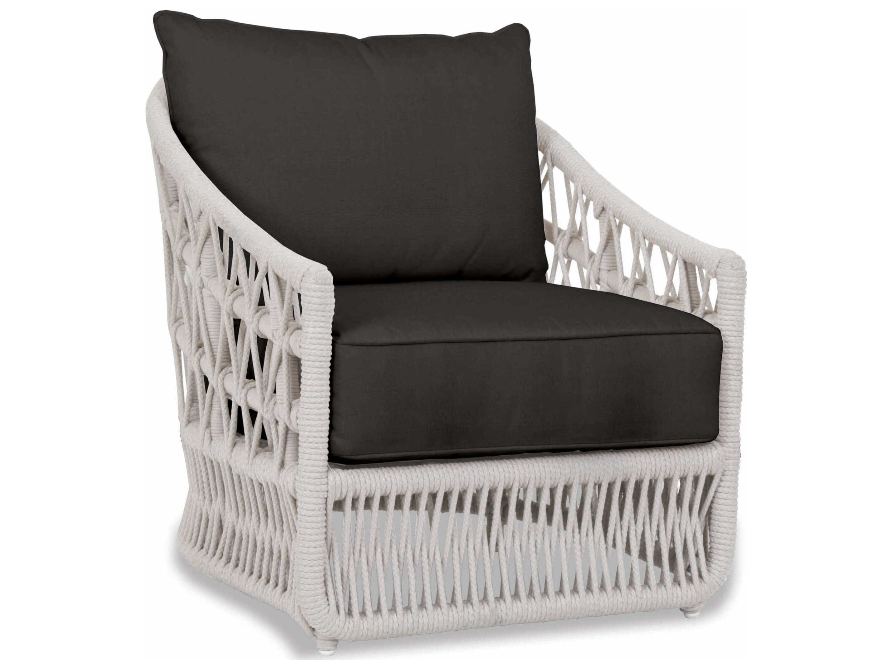 Sunset West Dana Natural Rope Cushion Lounge Chair