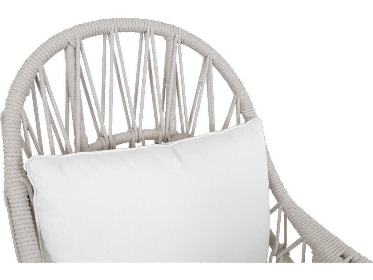 Sunset West Dana Natural Rope Cushion Lounge Chair