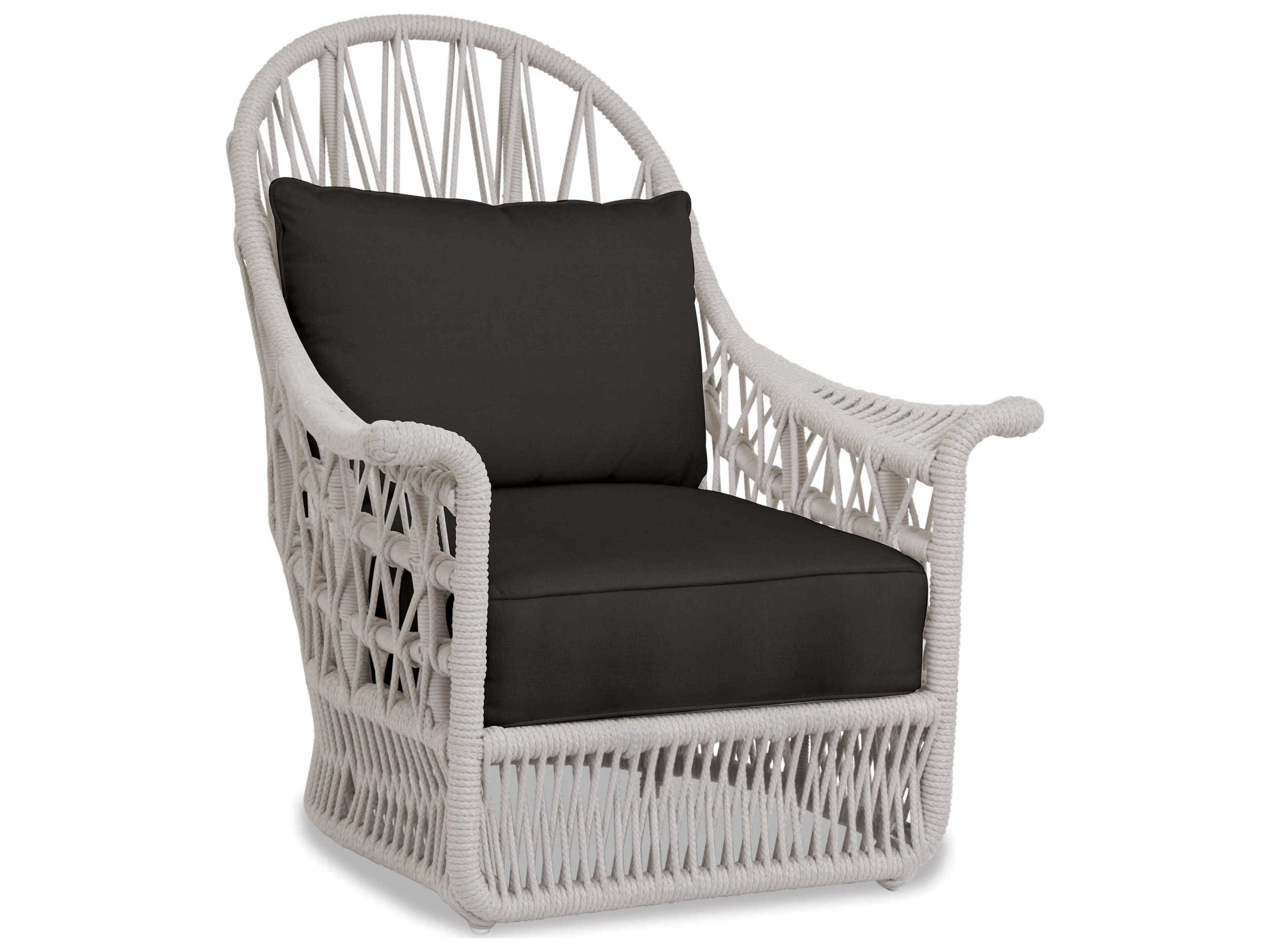 Sunset West Dana Natural Rope Cushion Lounge Chair
