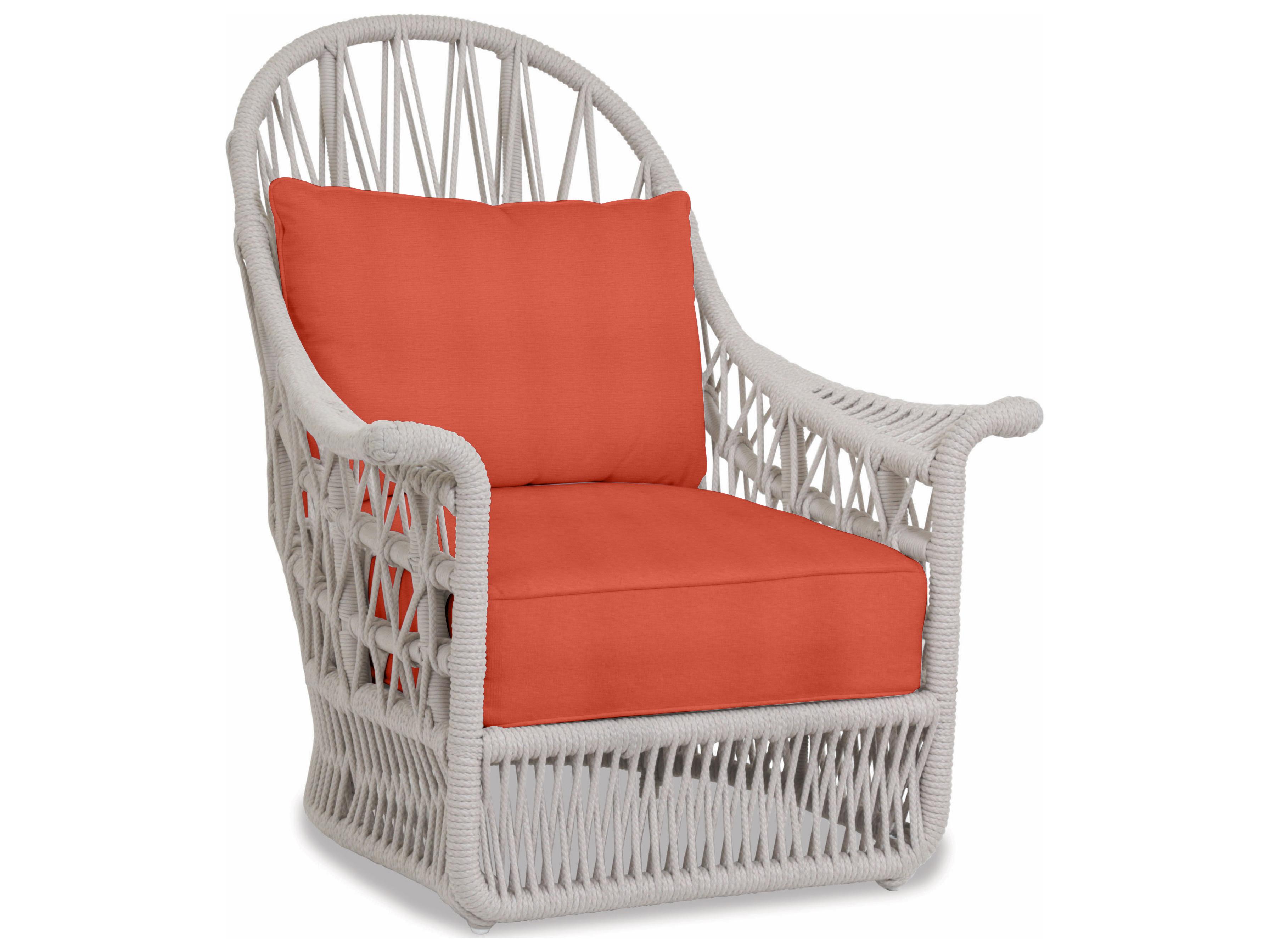 Sunset West Dana Wicker Wing Patio Lounge Chair