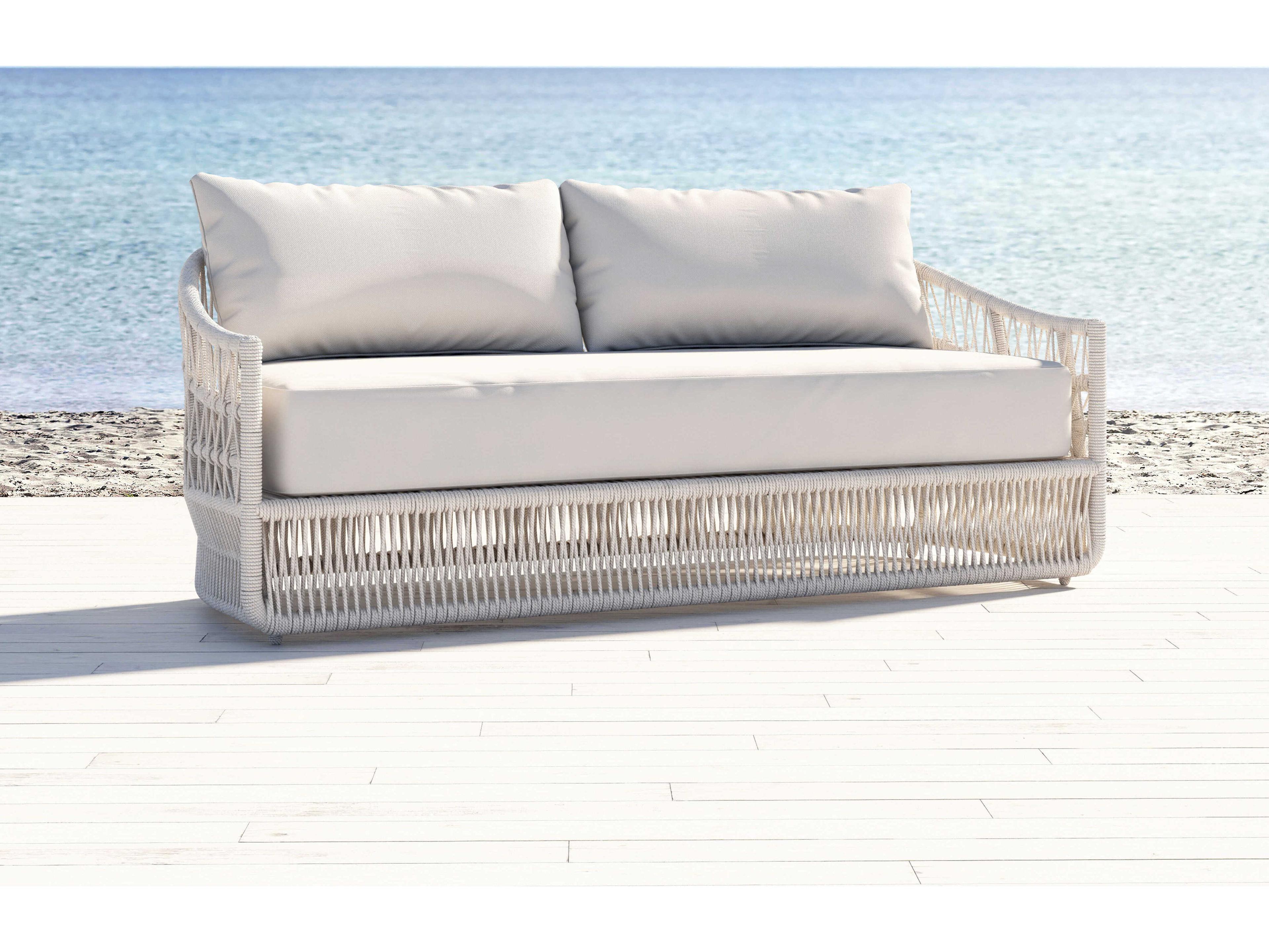 Sunset West Dana Natural Rope Cushion Sofa