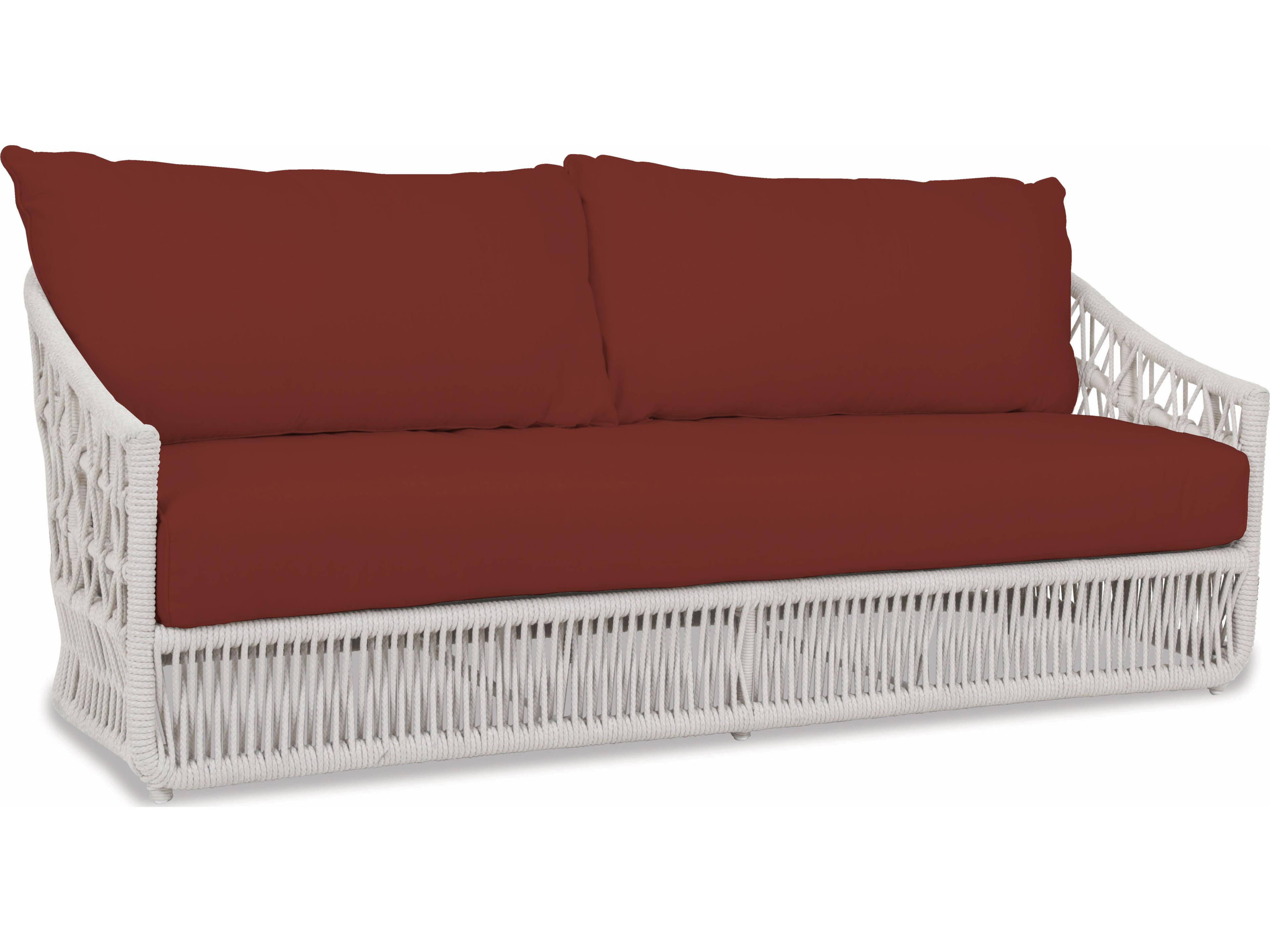 Sunset West Dana Wicker Outdoor Patio Sofa