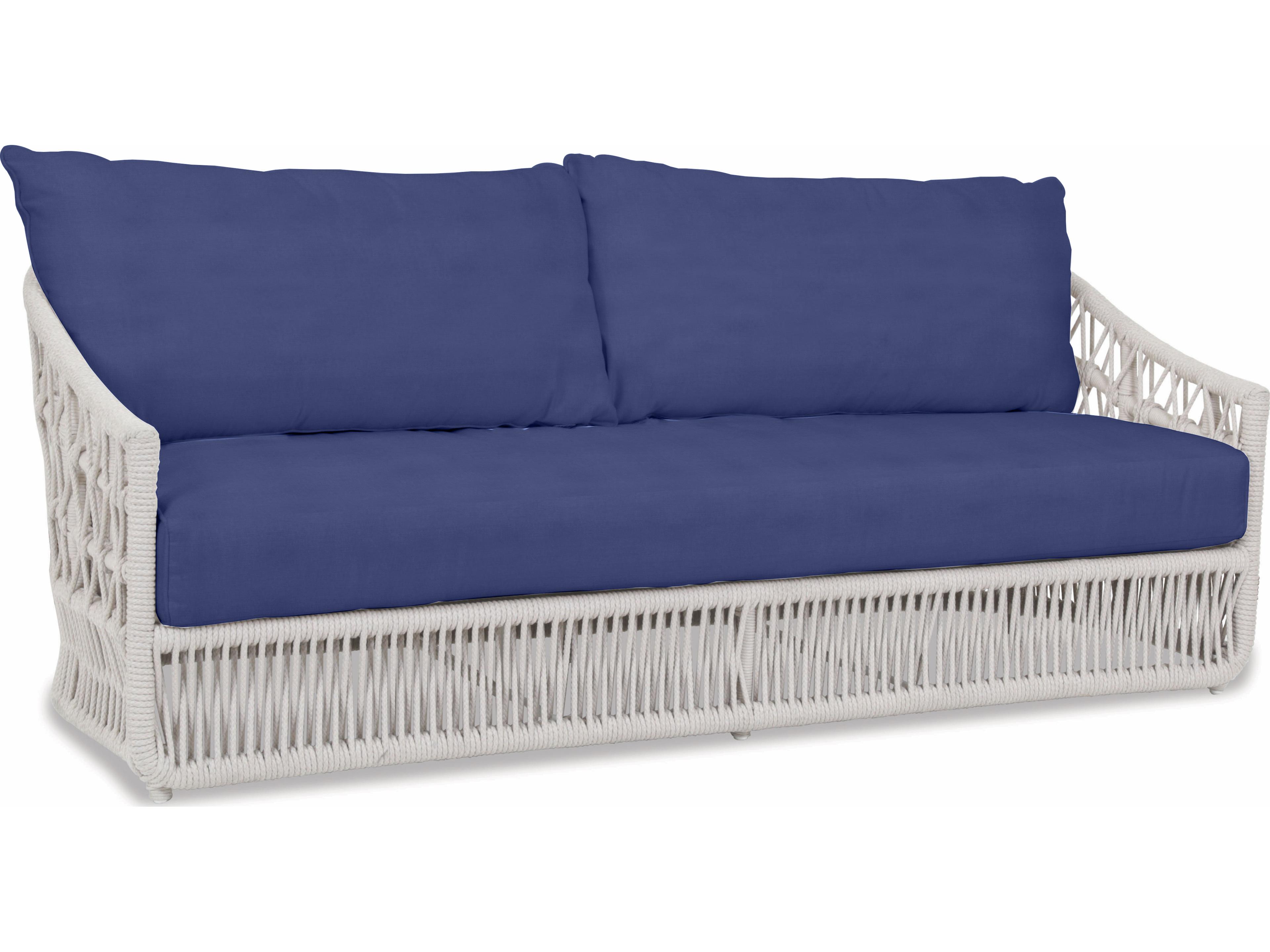 Sunset West Dana Wicker Outdoor Patio Sofa
