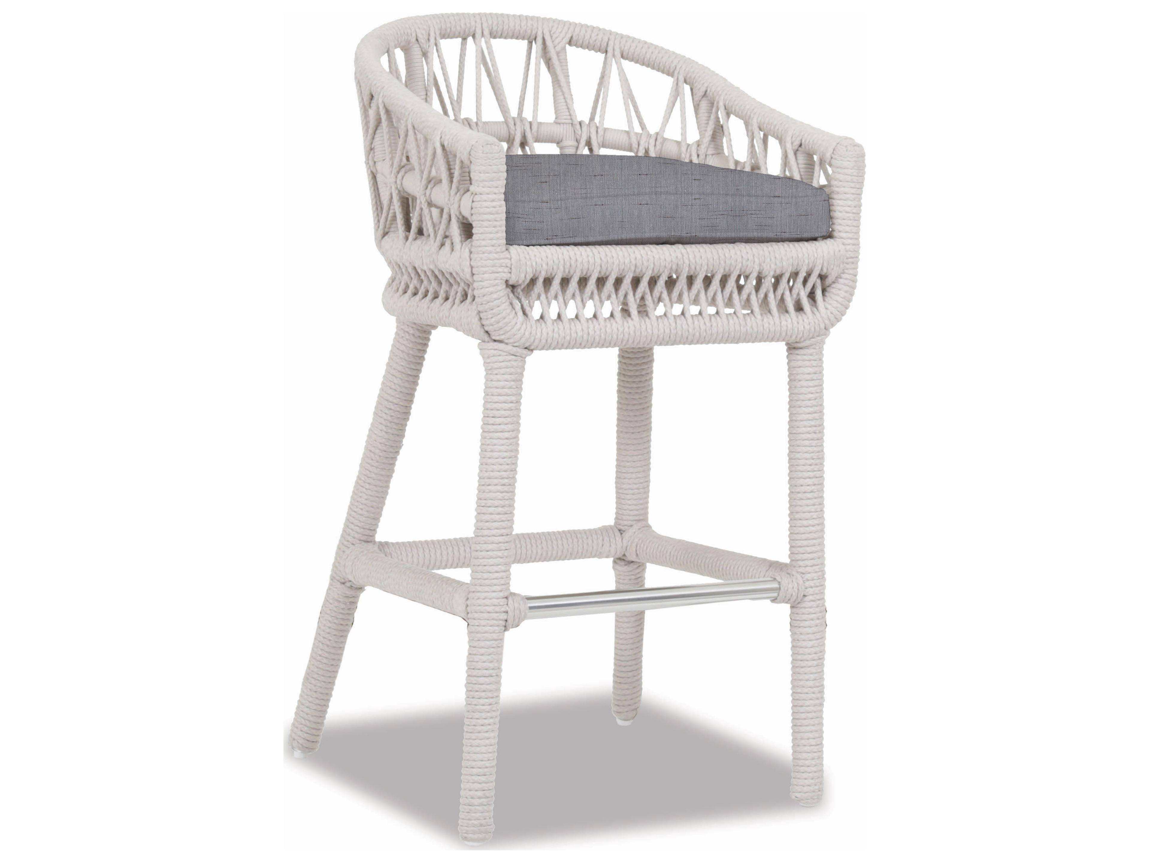 Sunset West Dana Wicker Outdoor Patio Bar Stool