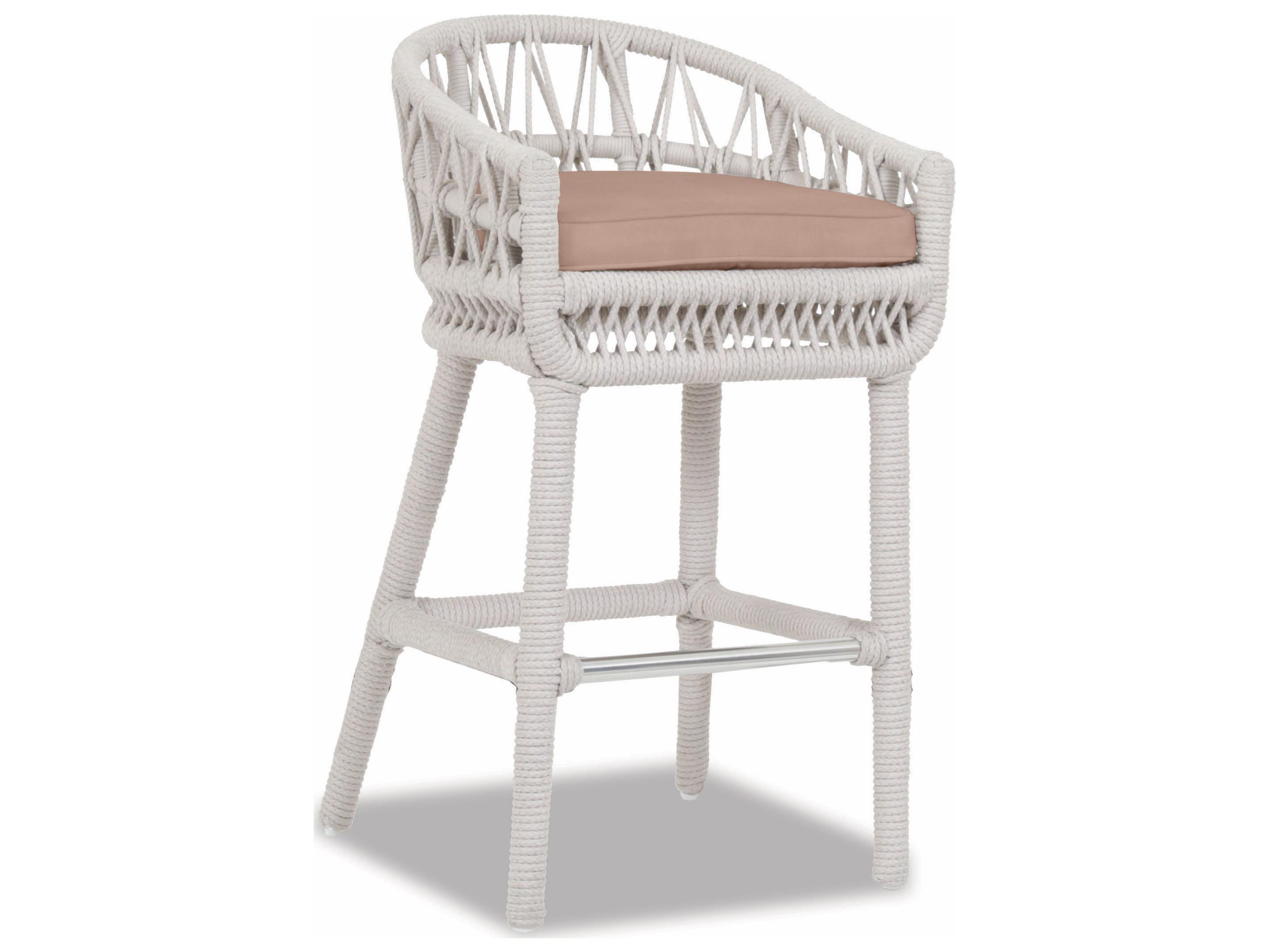 Sunset West Dana Wicker Outdoor Patio Bar Stool
