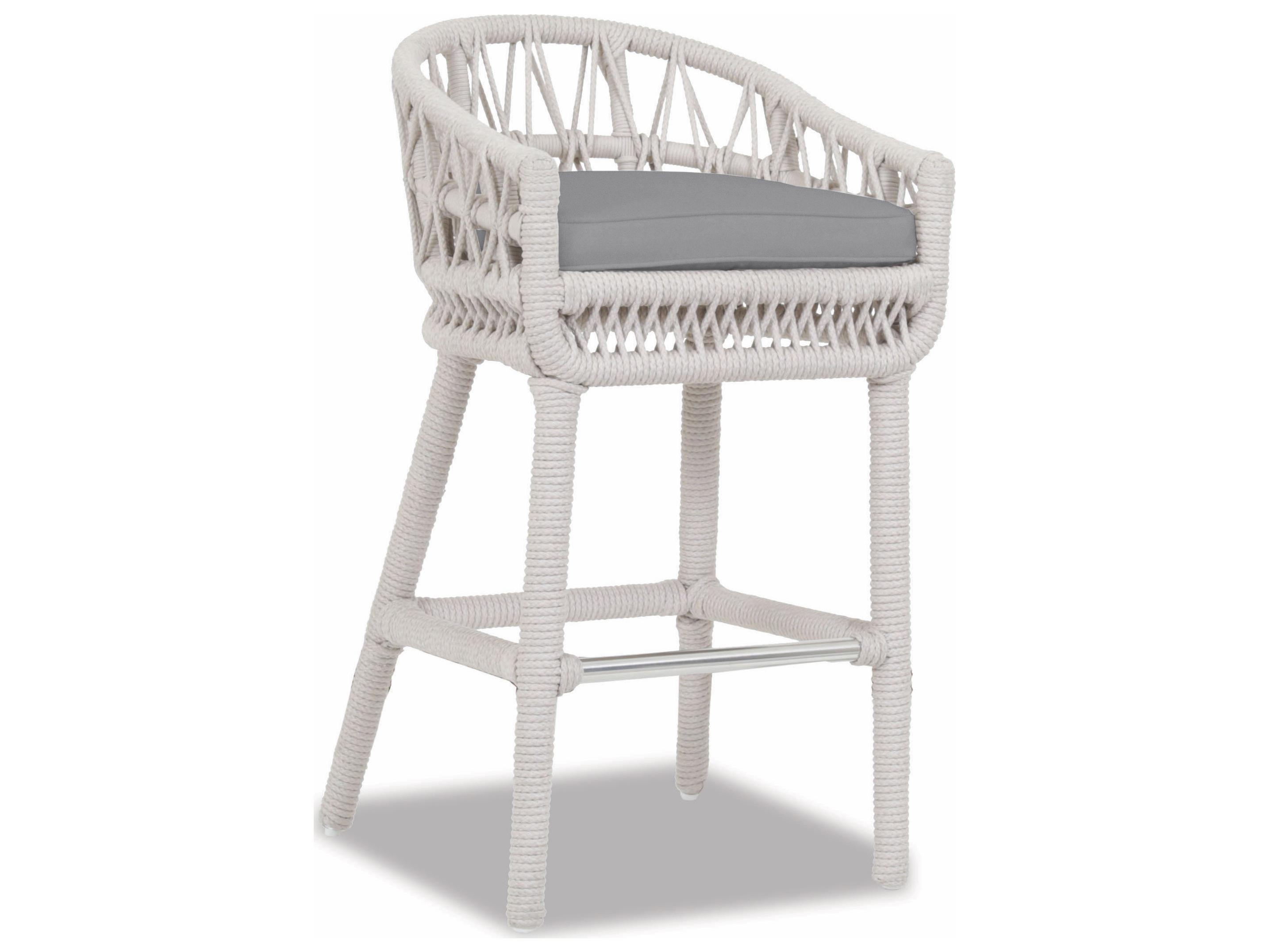 Sunset West Dana Wicker Outdoor Patio Bar Stool