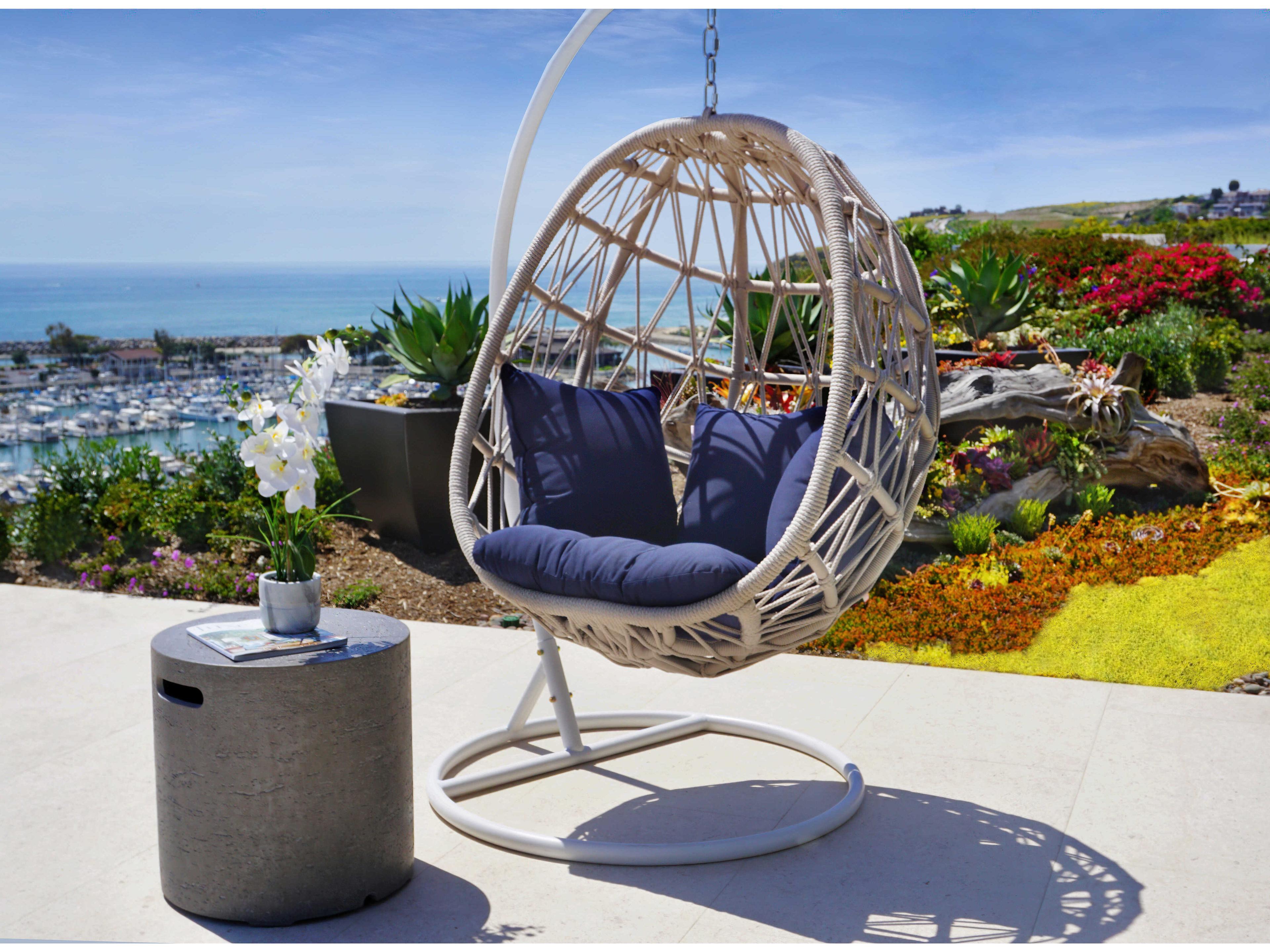 Sunset West Dana Natural Rope Cushion Swing