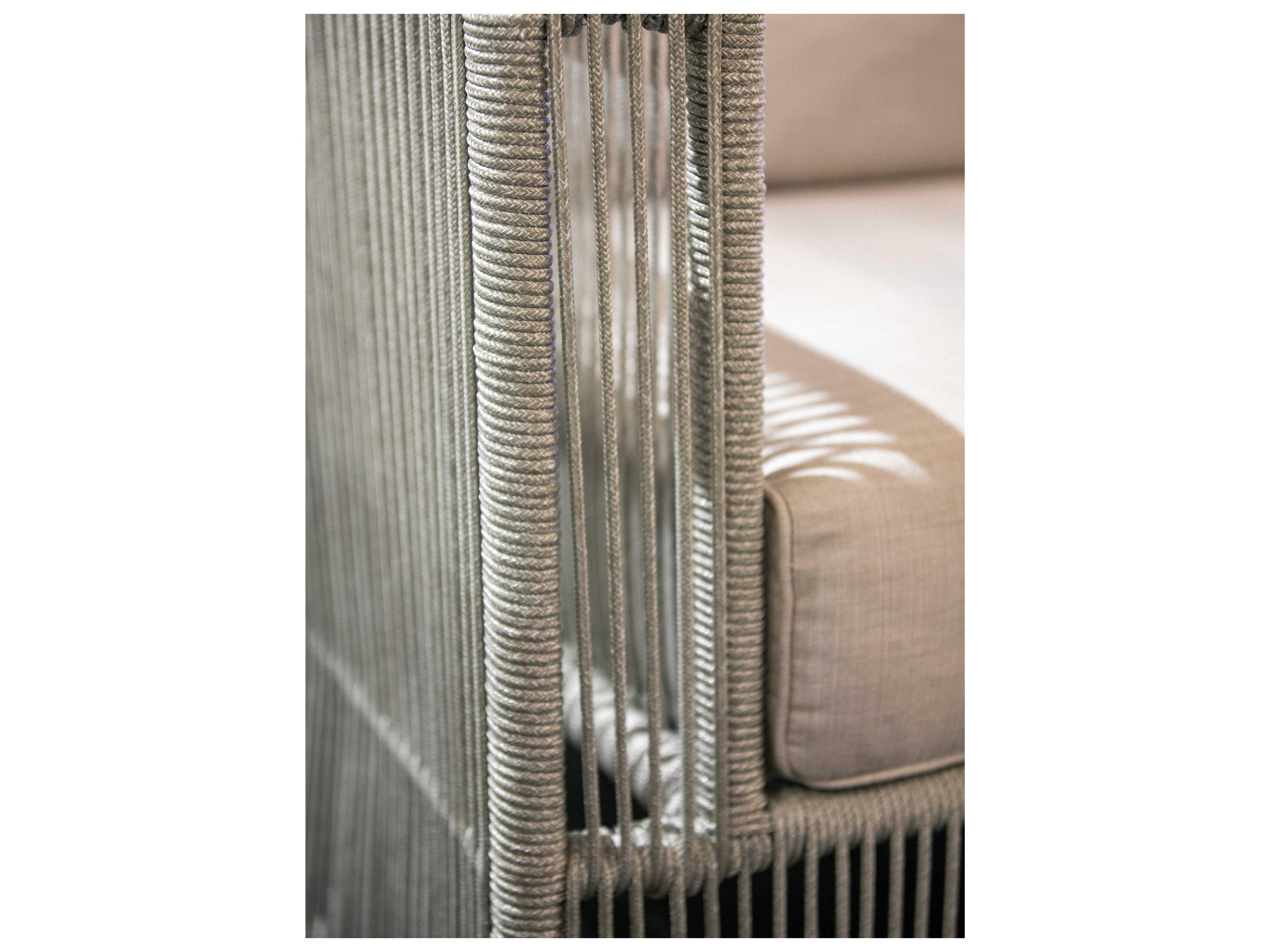 Sunset West Miami Frost Rope Cushion Lounge Chair