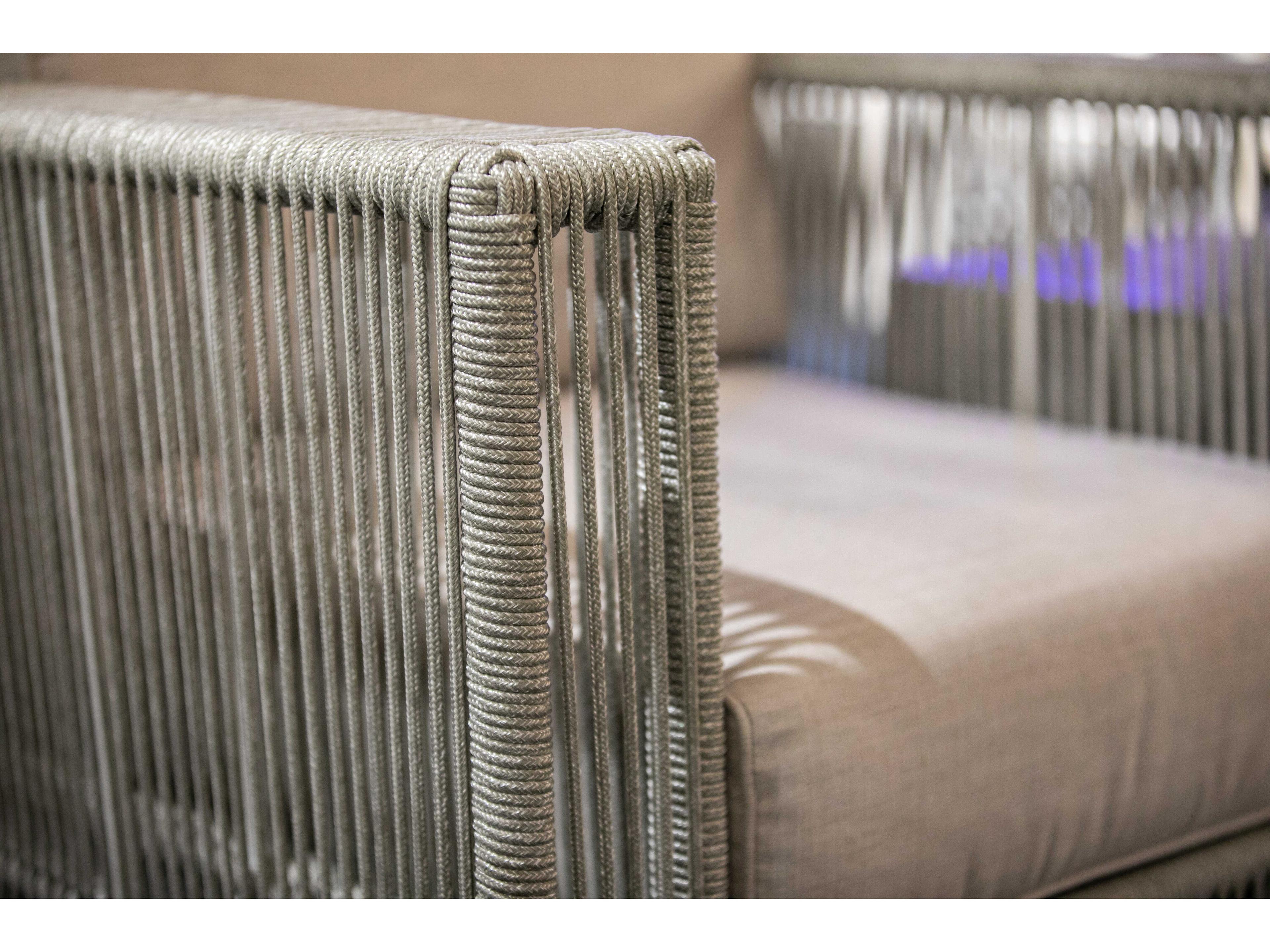 Sunset West Miami Frost Rope Cushion Lounge Chair