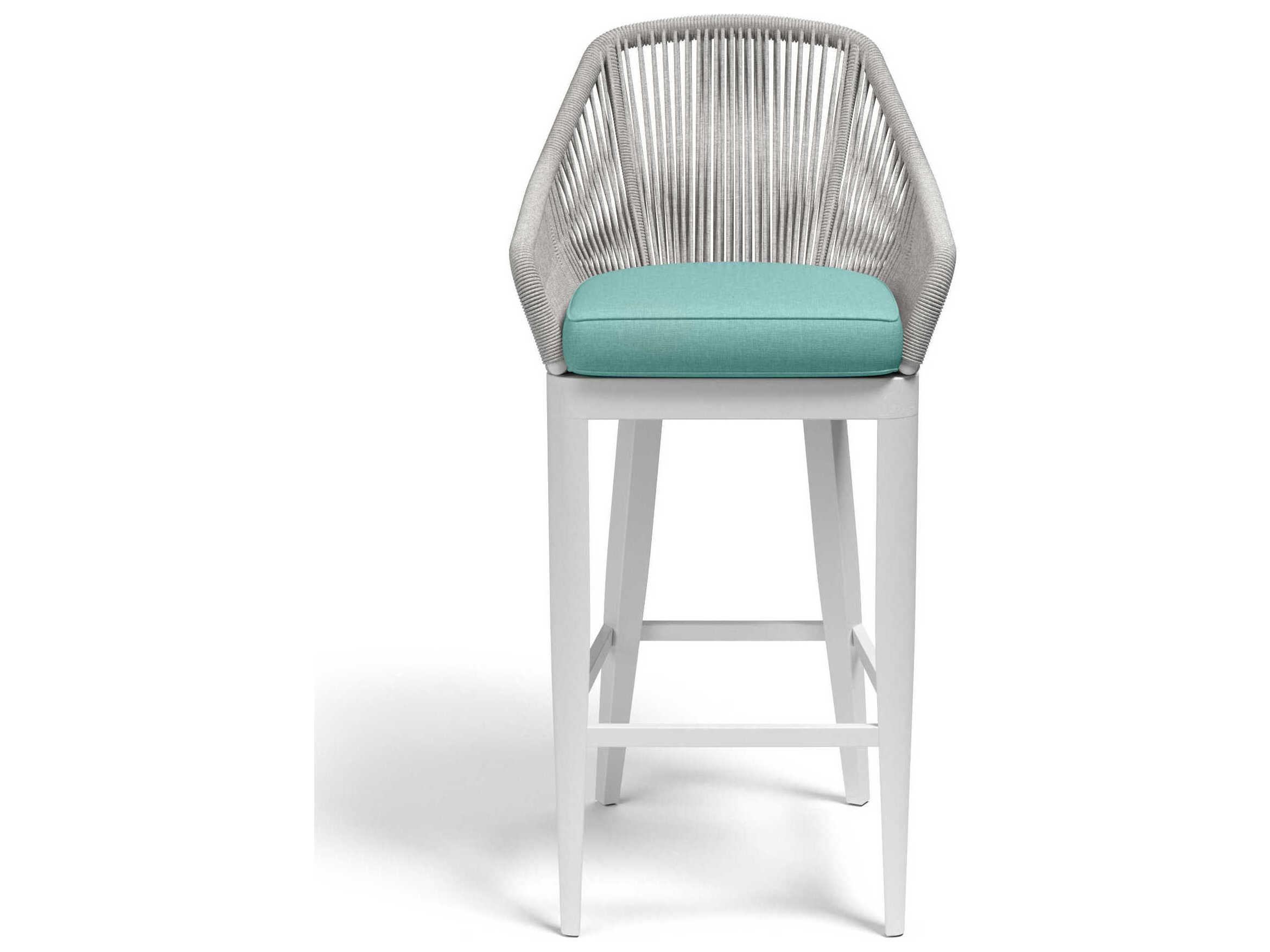 Sunset West Miami Frost Rope Cushion Bar Stool