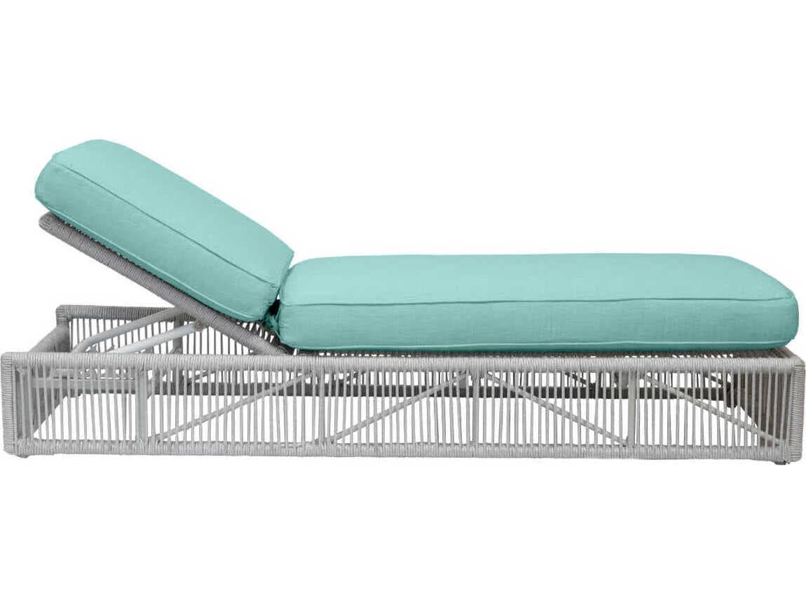 Sunset West Miami Frost Rope Cushion Chaise Lounge