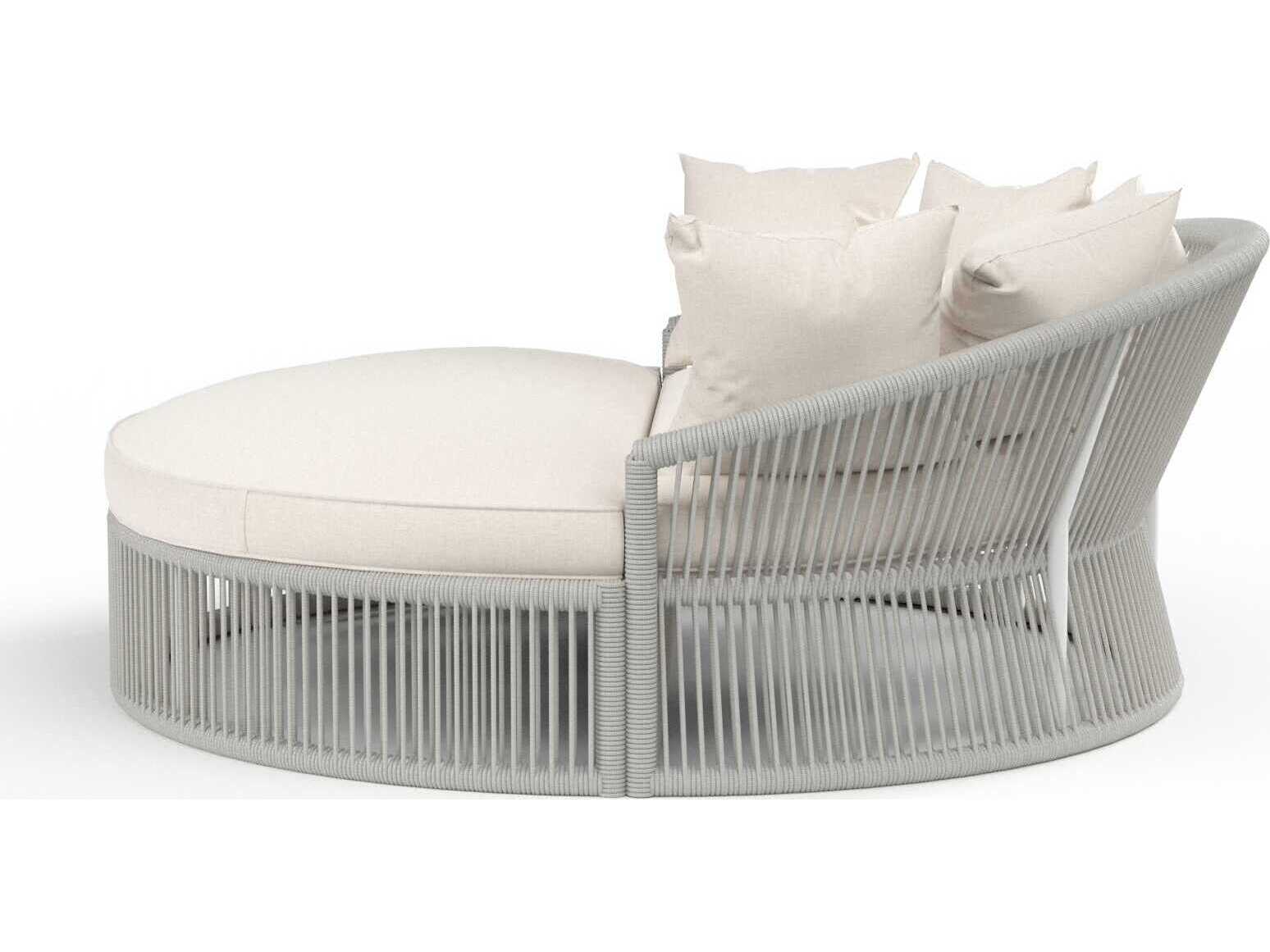 Sunset West Miami Silvers Rope Cushion Lounge Bed