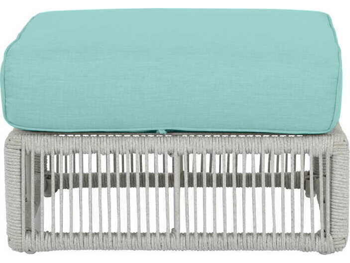 Sunset West Miami Frost Rope Cushion Ottoman